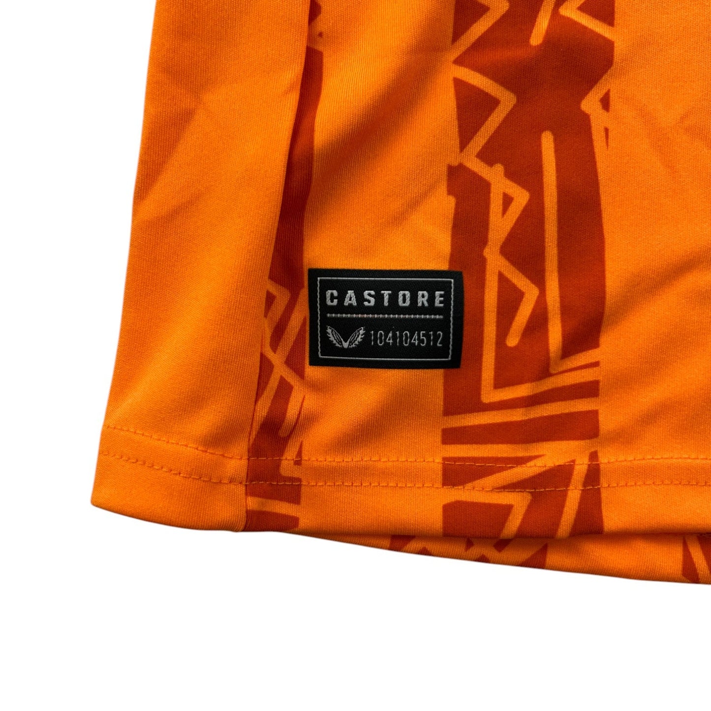 Castore Rangers FC UK 12 Womens Home Goal Keepers Short Sleeved Shirt Orange