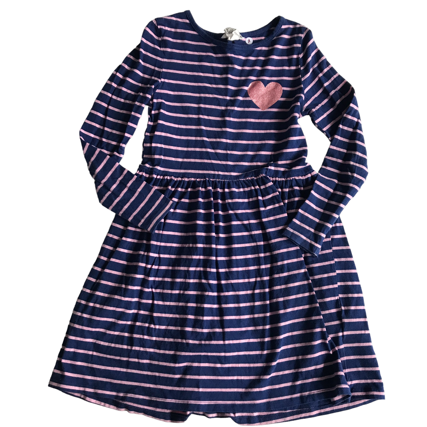 Stripy Long Sleeve T-shirt Dresses Bundle Age 7