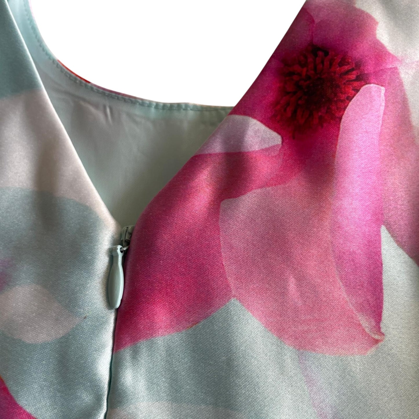 John Rocha dress 4-5 years light blue and pink floral summer party