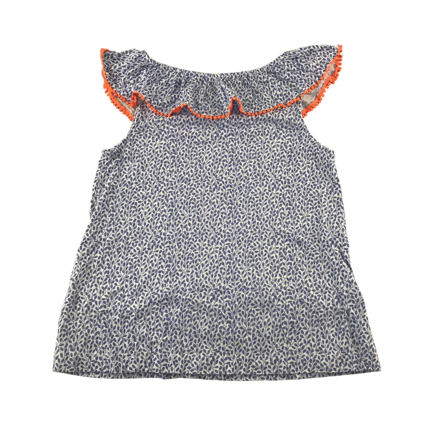 Boden top 13-14 years blue and white floral summery blouse
