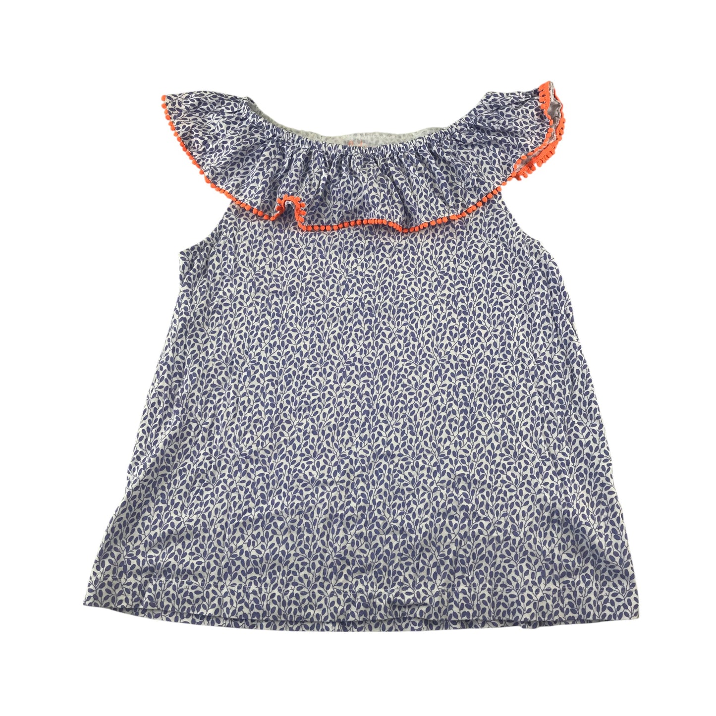 Boden top 13-14 years blue and white floral summery blouse