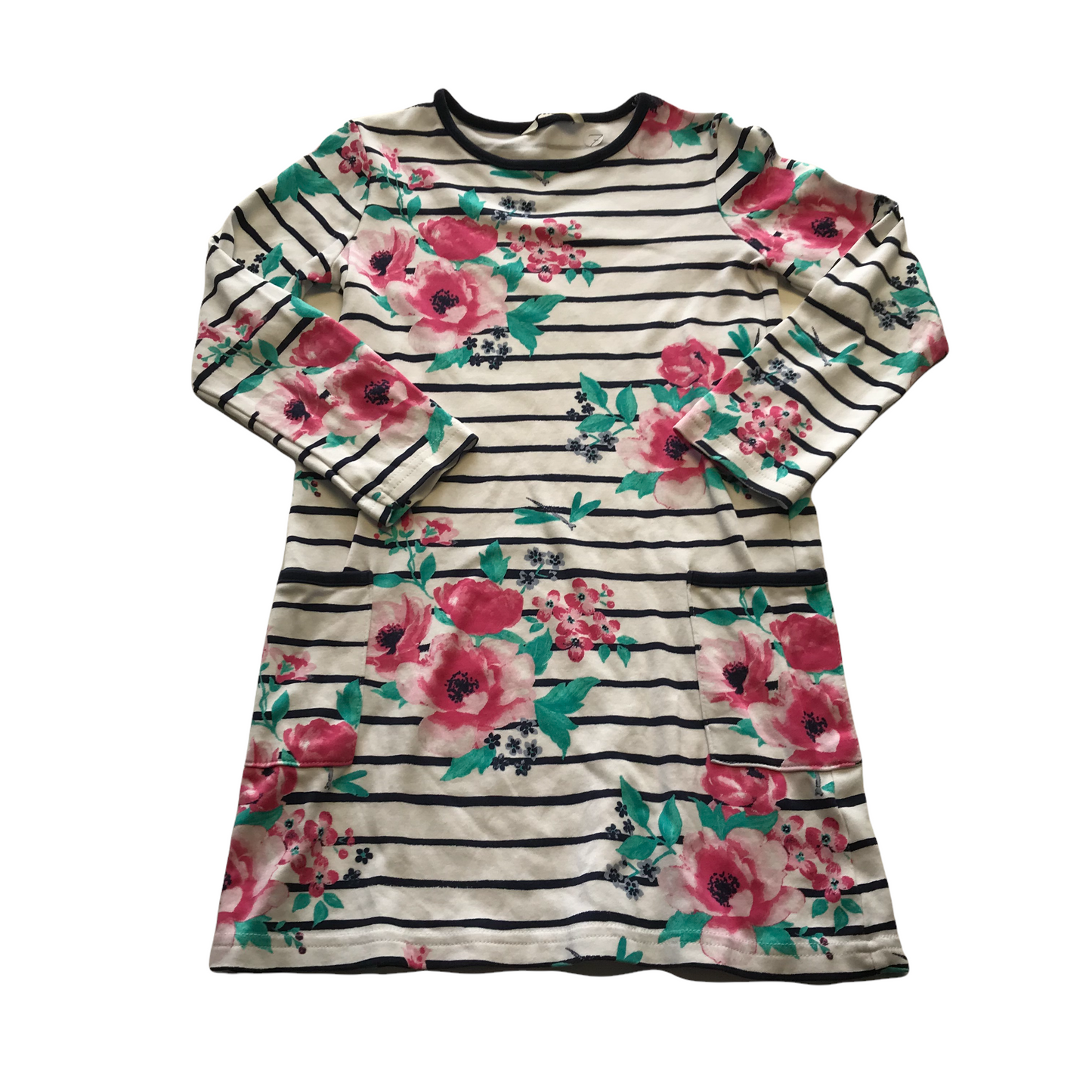 Stripy Long Sleeve T-shirt Dresses Bundle Age 7