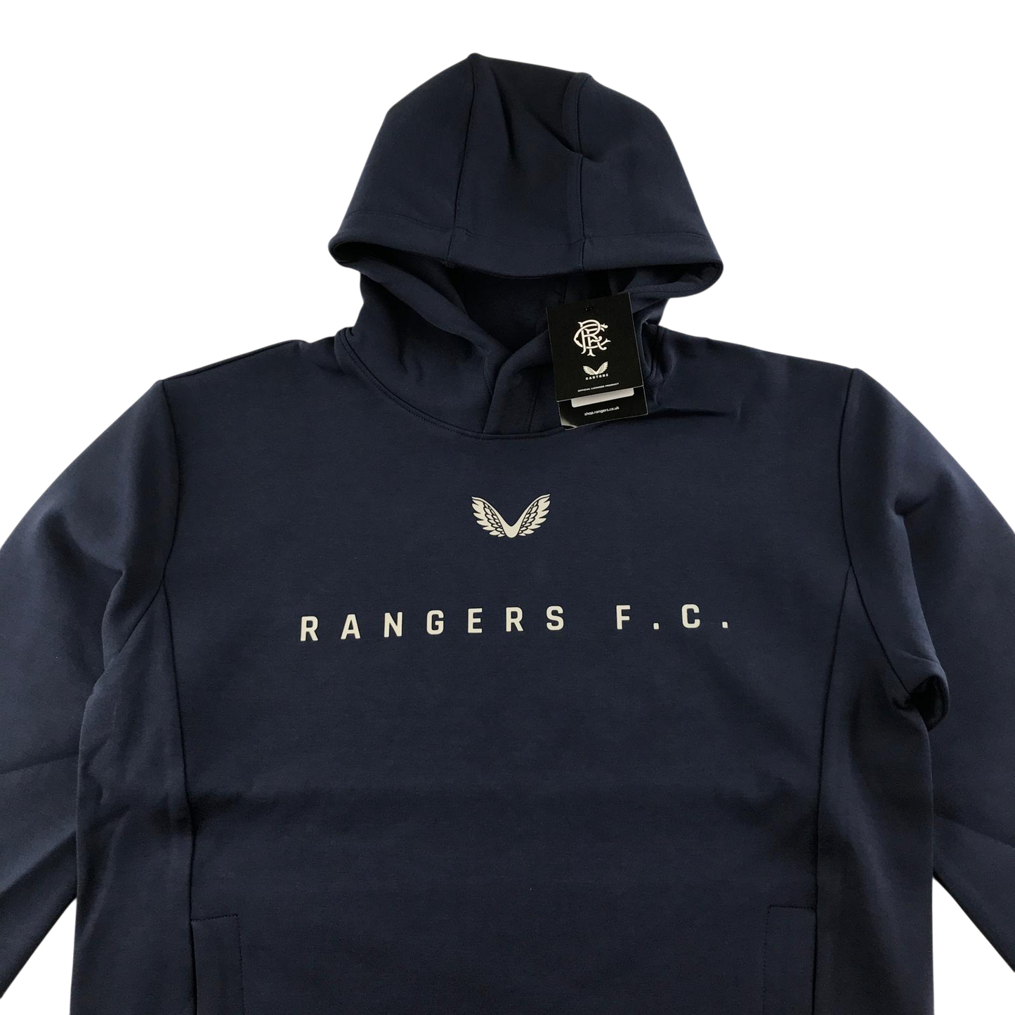 Castore Rangers FC Travel Hoodie - Peacoat Blue
