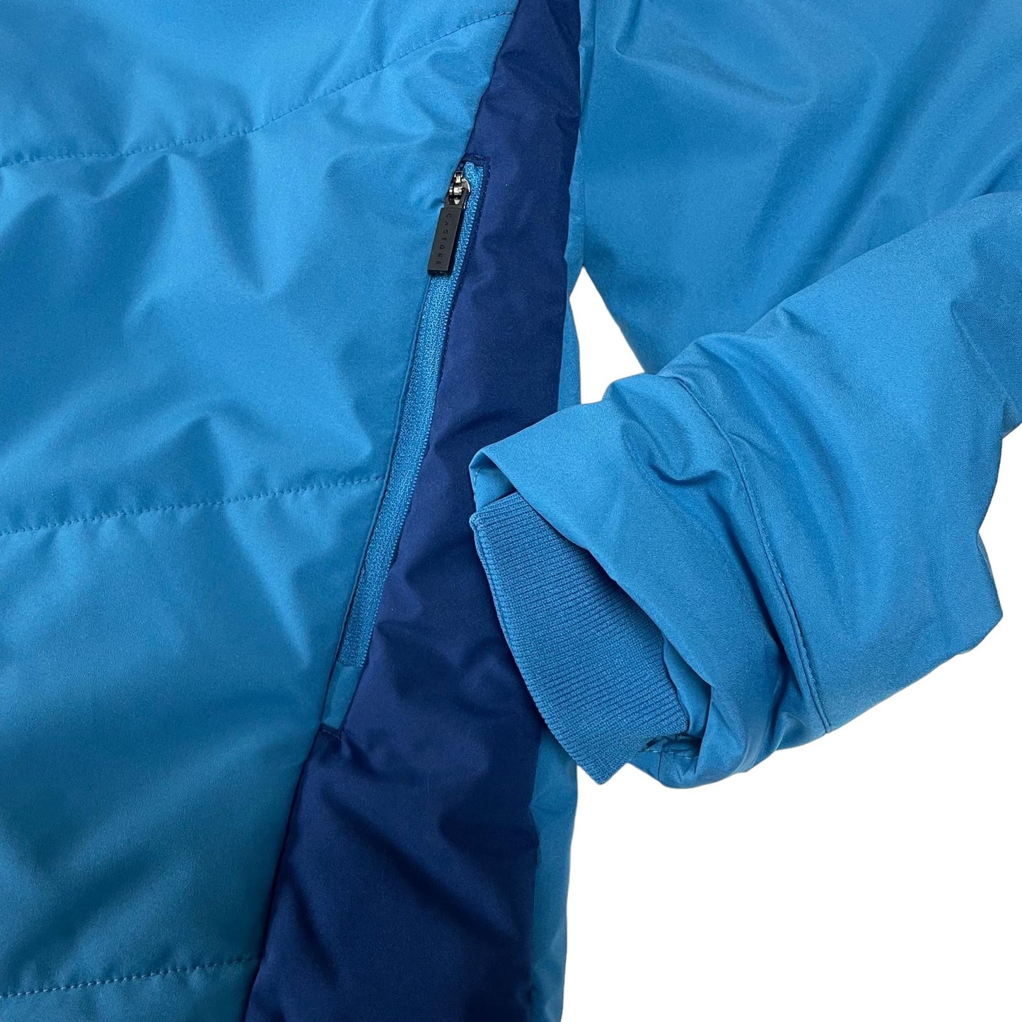 Castore Rangers FC Players Long Training Bench jacket blue and navy parka
