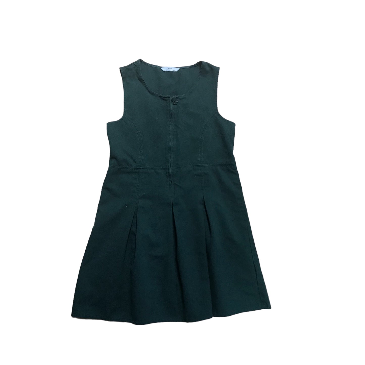 Green A-line School Pinafore