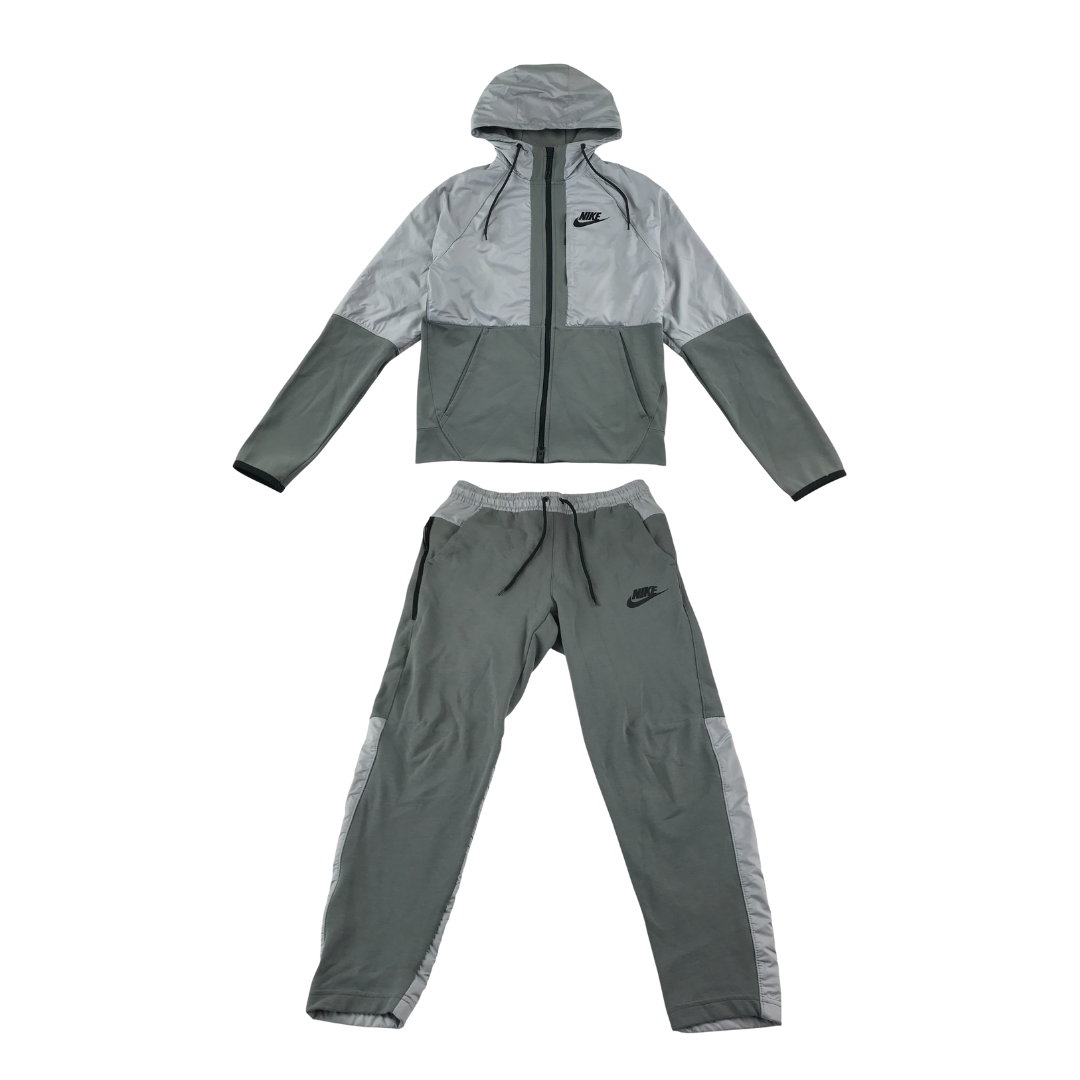 Nike tracksuit adult size XS grey panelled design