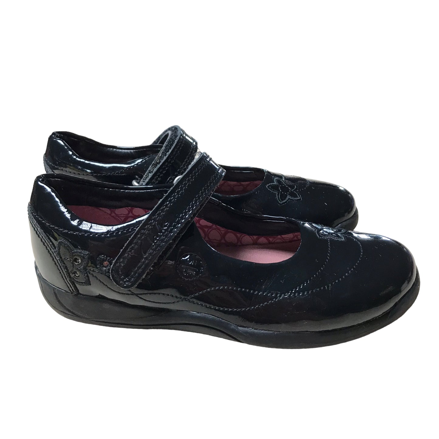 Clarks Black Leather School Shoes Shoe Size 9E junior
