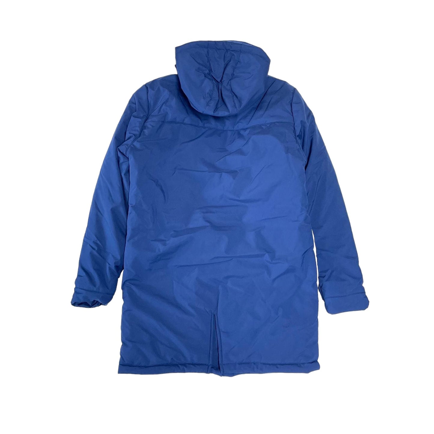 Castore Rangers FC Players Long Match Day Bench jacket women's size UK 10 blue and white parka