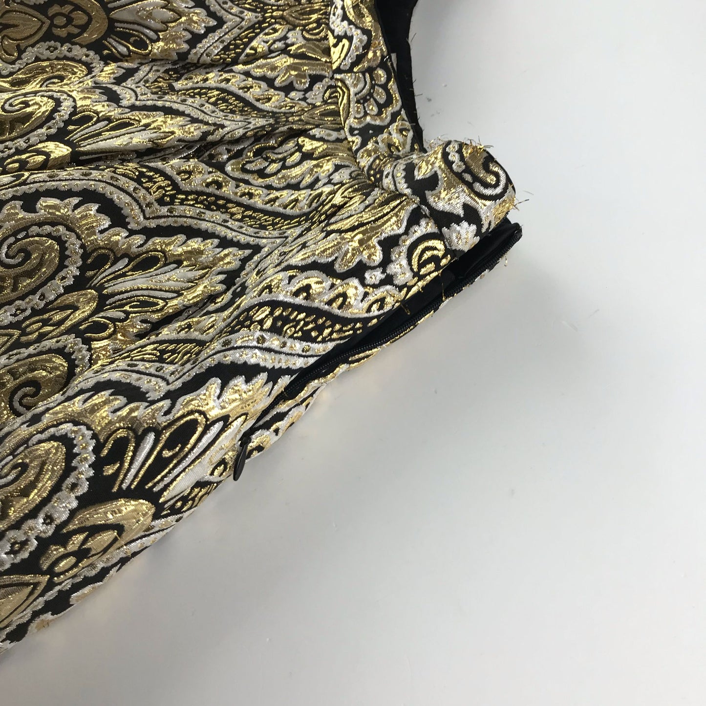 Storm by Monsoon skirt 9-10 years gold and black embroidered