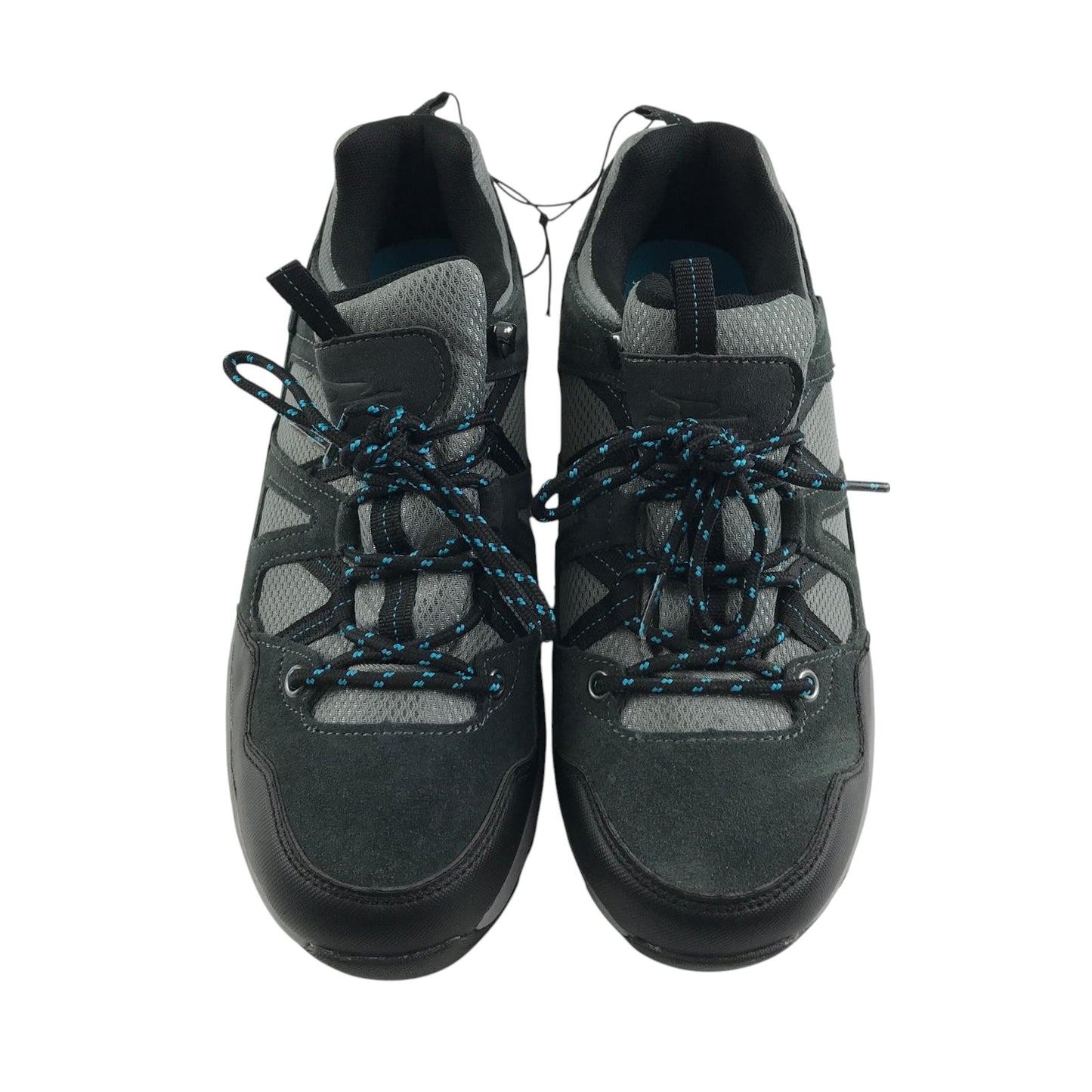 Crane walking trainers shoe size 7 grey and black with blue detailing