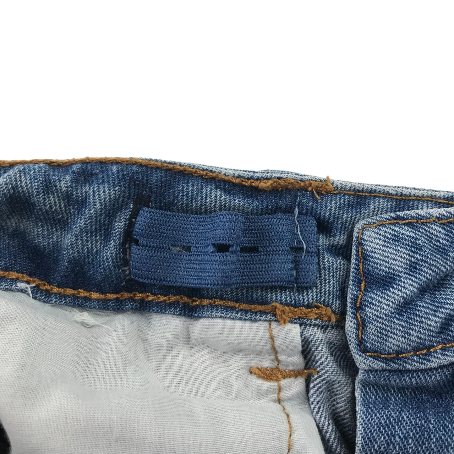 Primark DenimCo Shorts Age 6 Blue Denim Cherry Embroidery Cotton