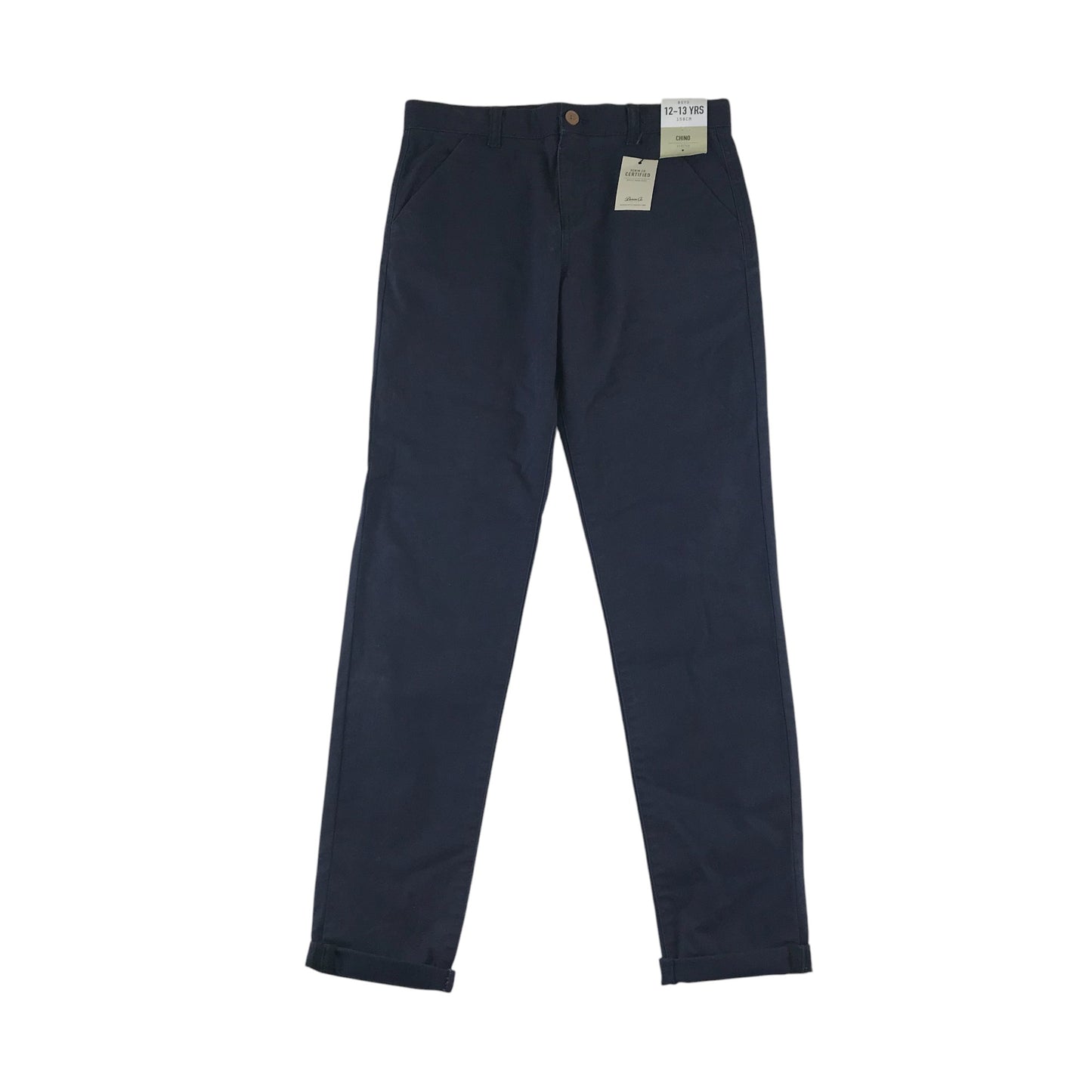 Primark trousers 12-13 years navy chino style
