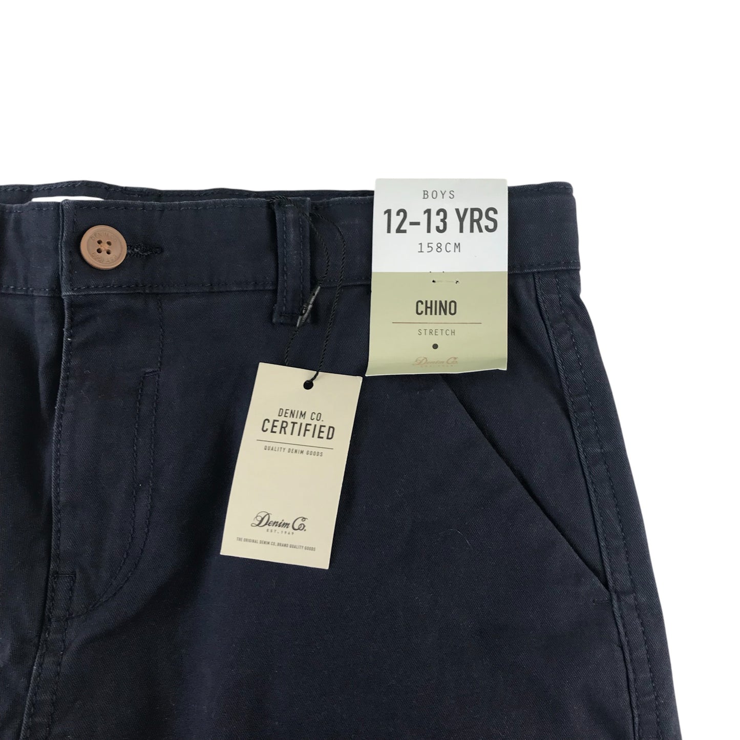 Primark trousers 12-13 years navy chino style