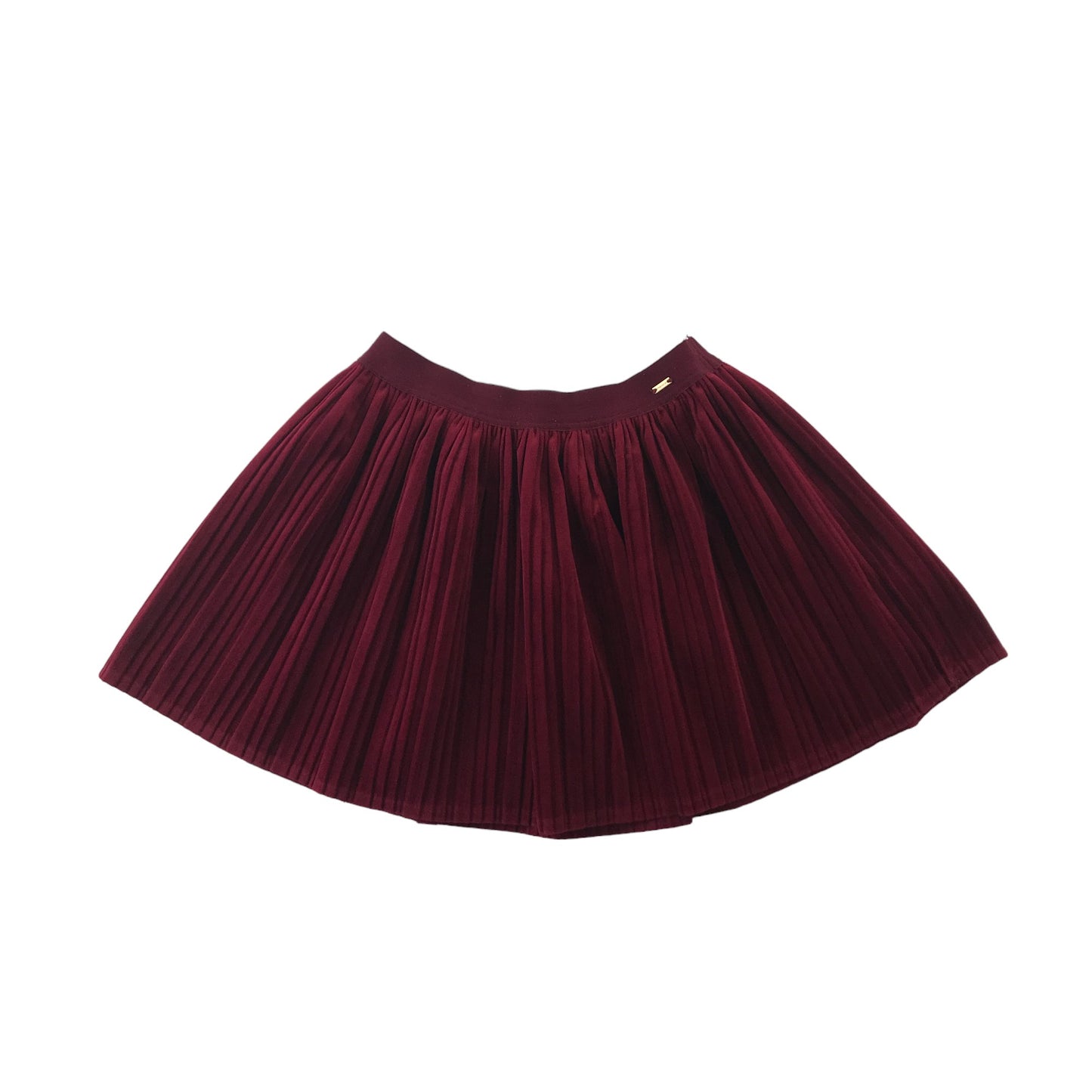 Mayoral Skirt Age 9 Burgundy Velvet Circle