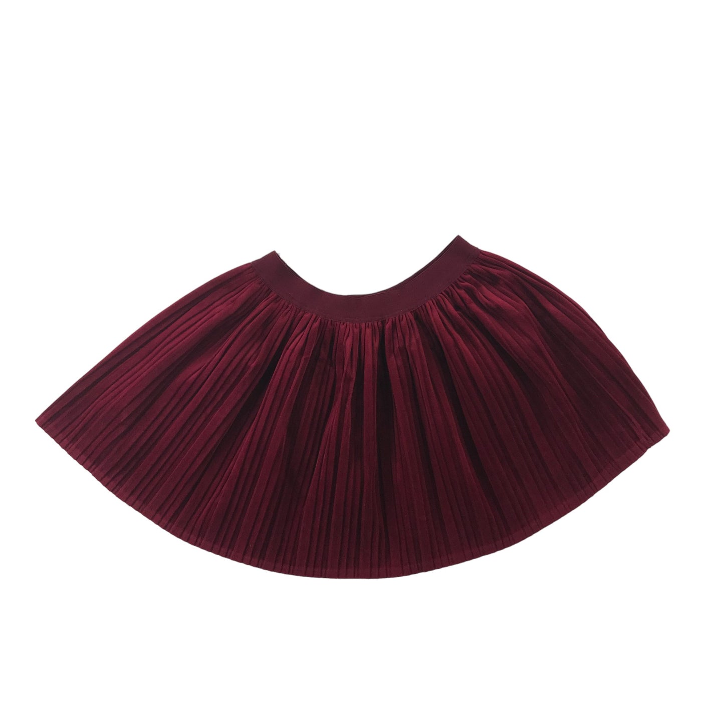 Mayoral Skirt Age 9 Burgundy Velvet Circle