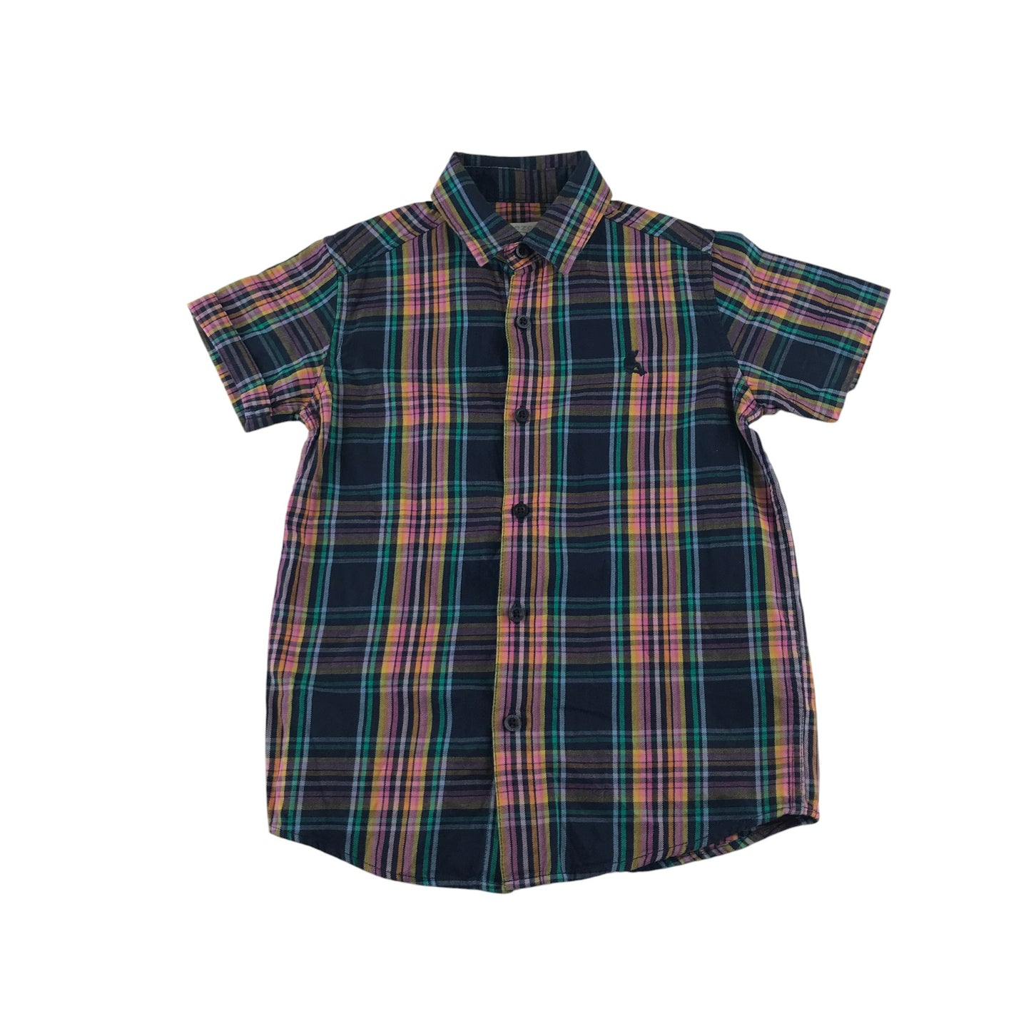 Debenhams shirt 5-6 years multicoloured check pattern design cotton