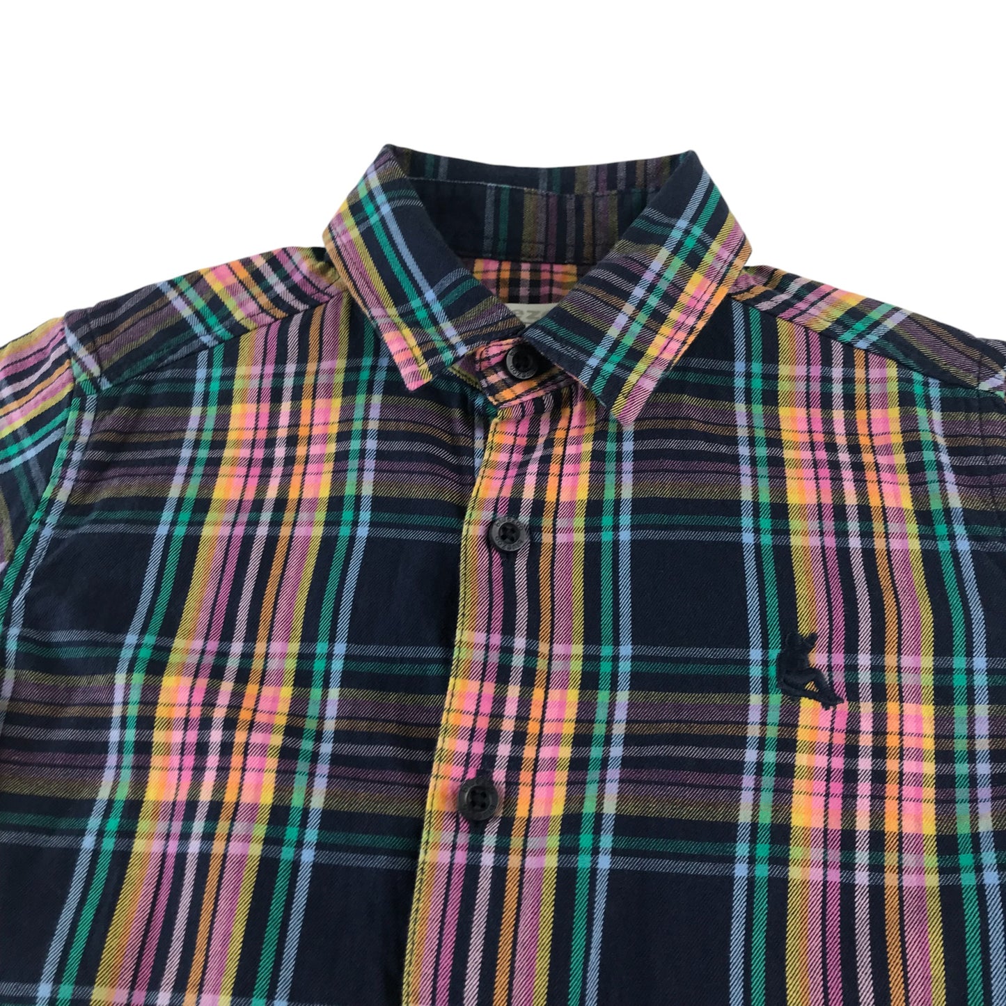 Debenhams shirt 5-6 years multicoloured check pattern design cotton