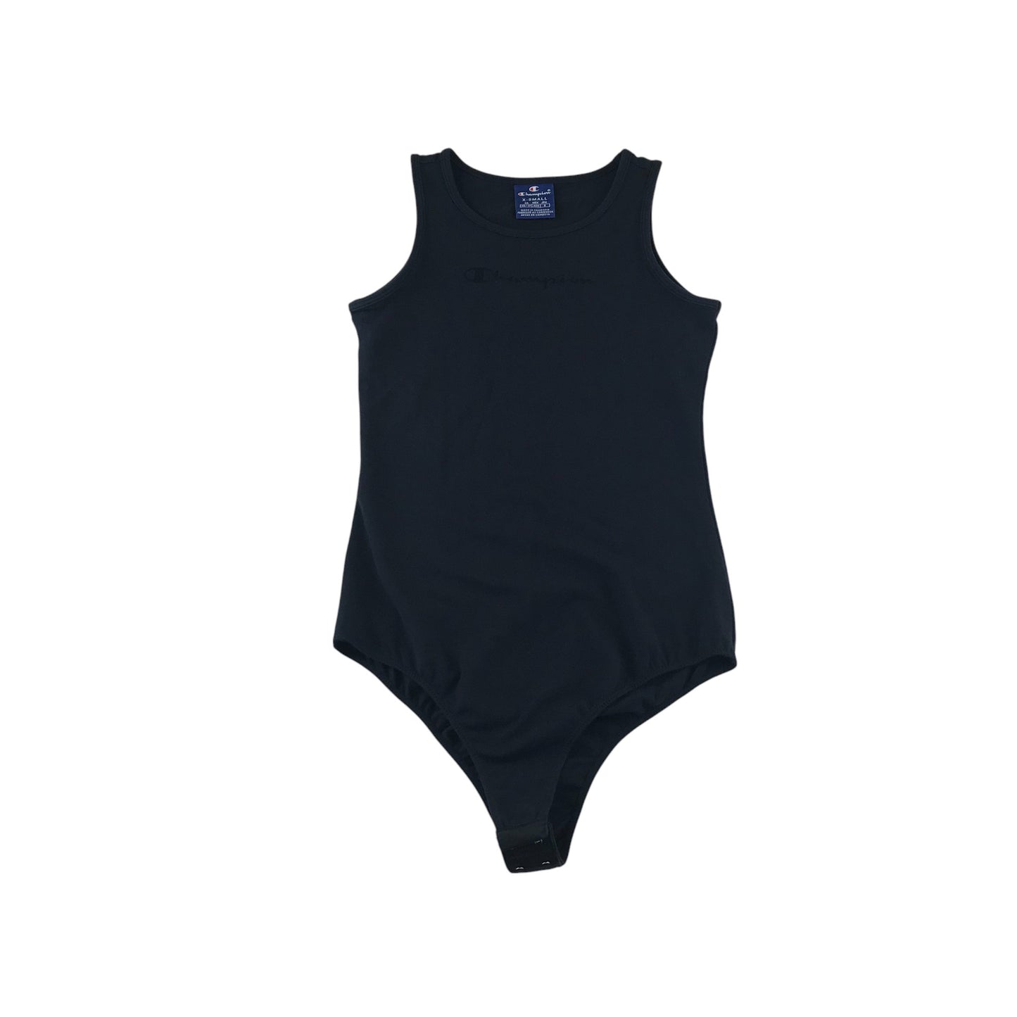 Champion bodysuit women's size XS navy blue sleeveless