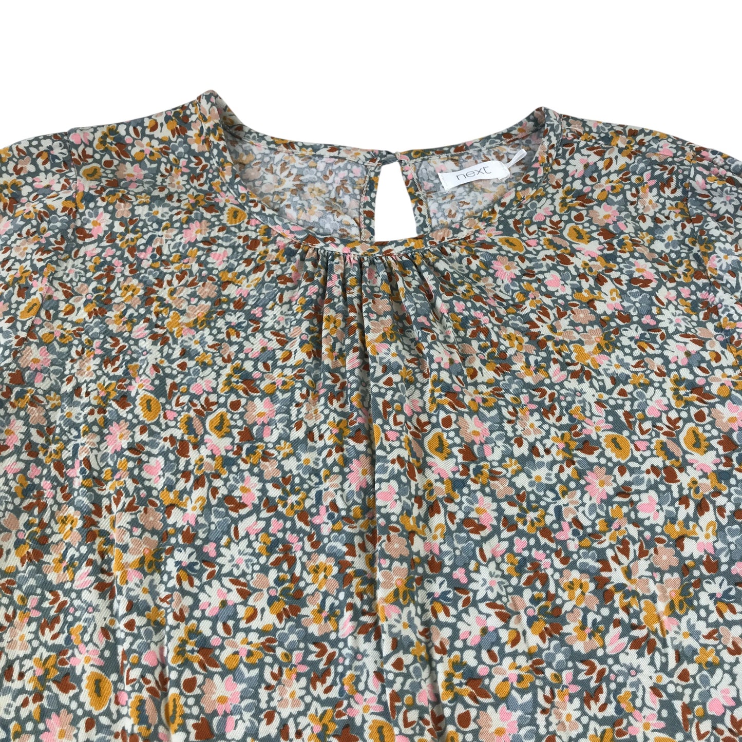 Mantaray dress 9 years multicolour floral print A-line long sleeve