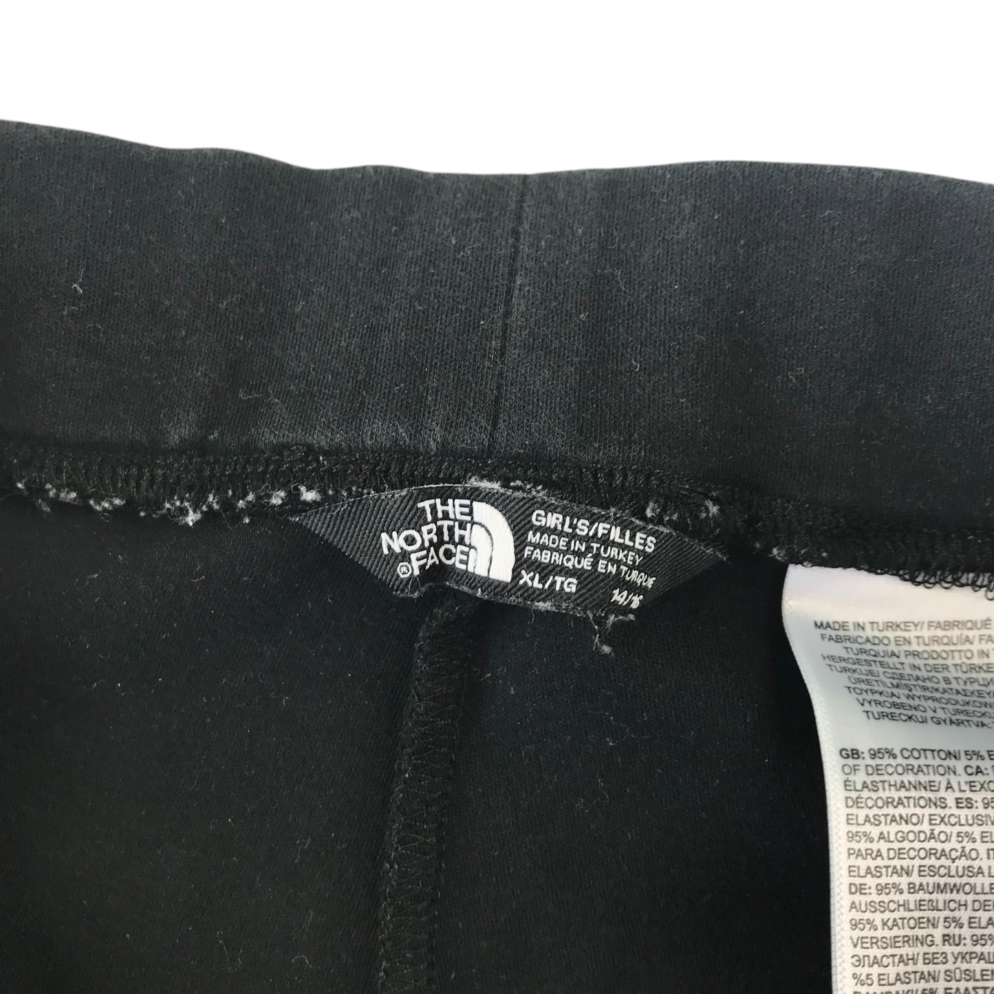 The North Face leggings 14-16 years black with print