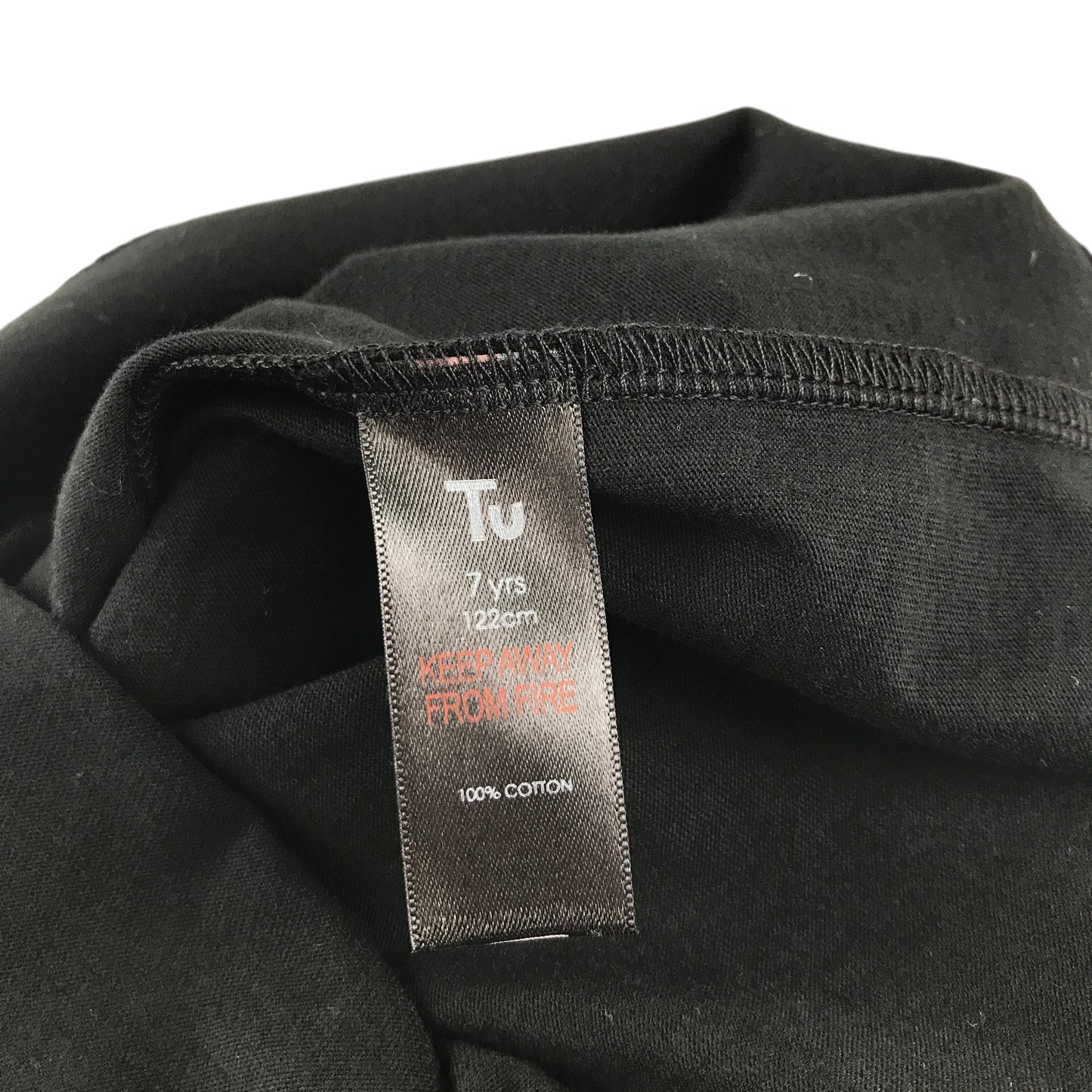 Tu dress 6-7 years black mesh outer dot pattern with under vest