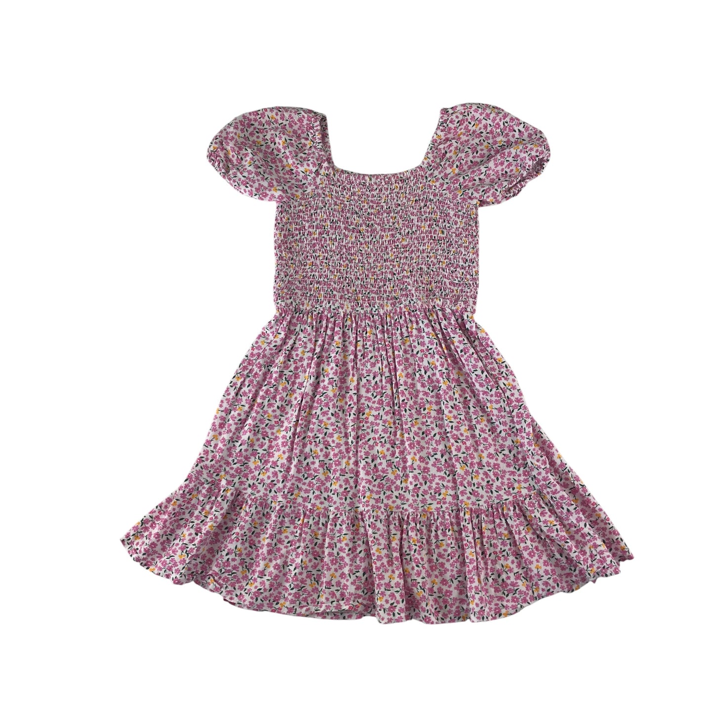 George dress 7-8 years pink floral print design