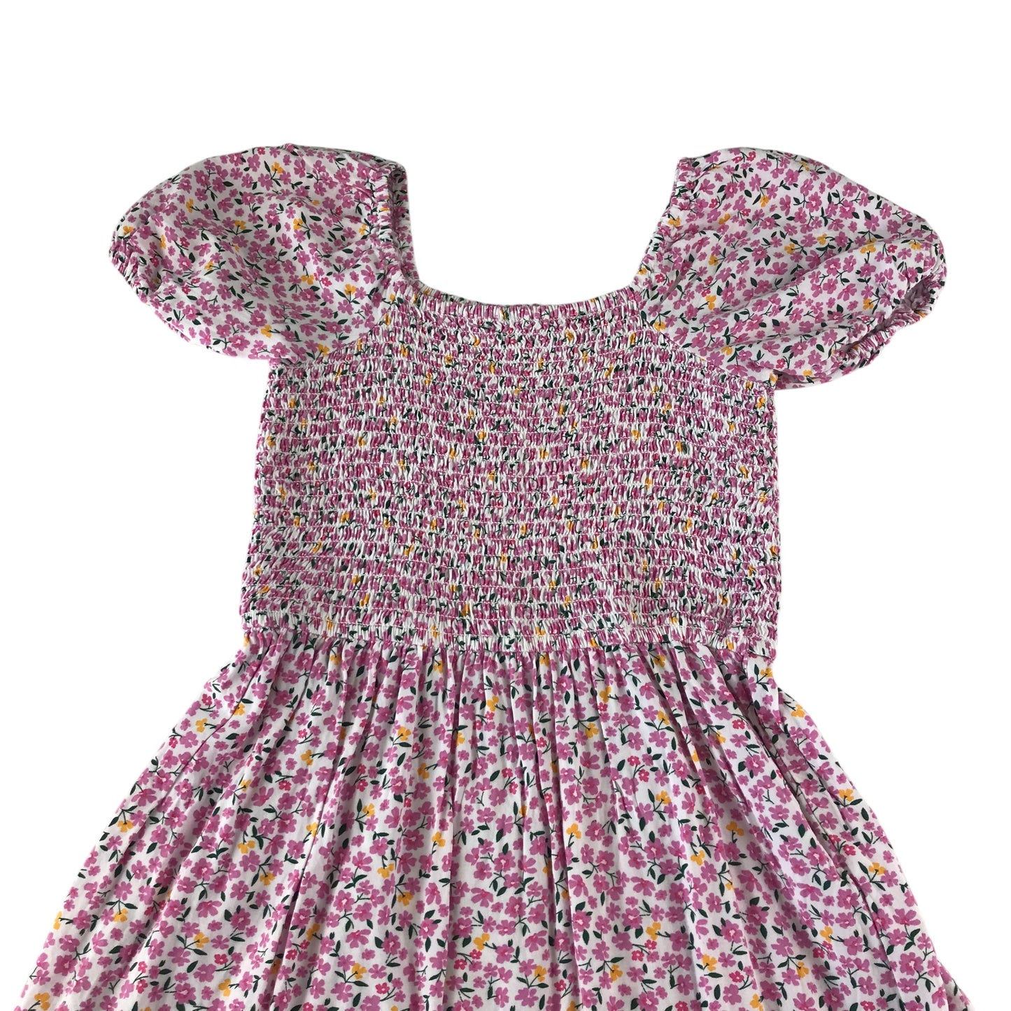 George dress 7-8 years pink floral print design