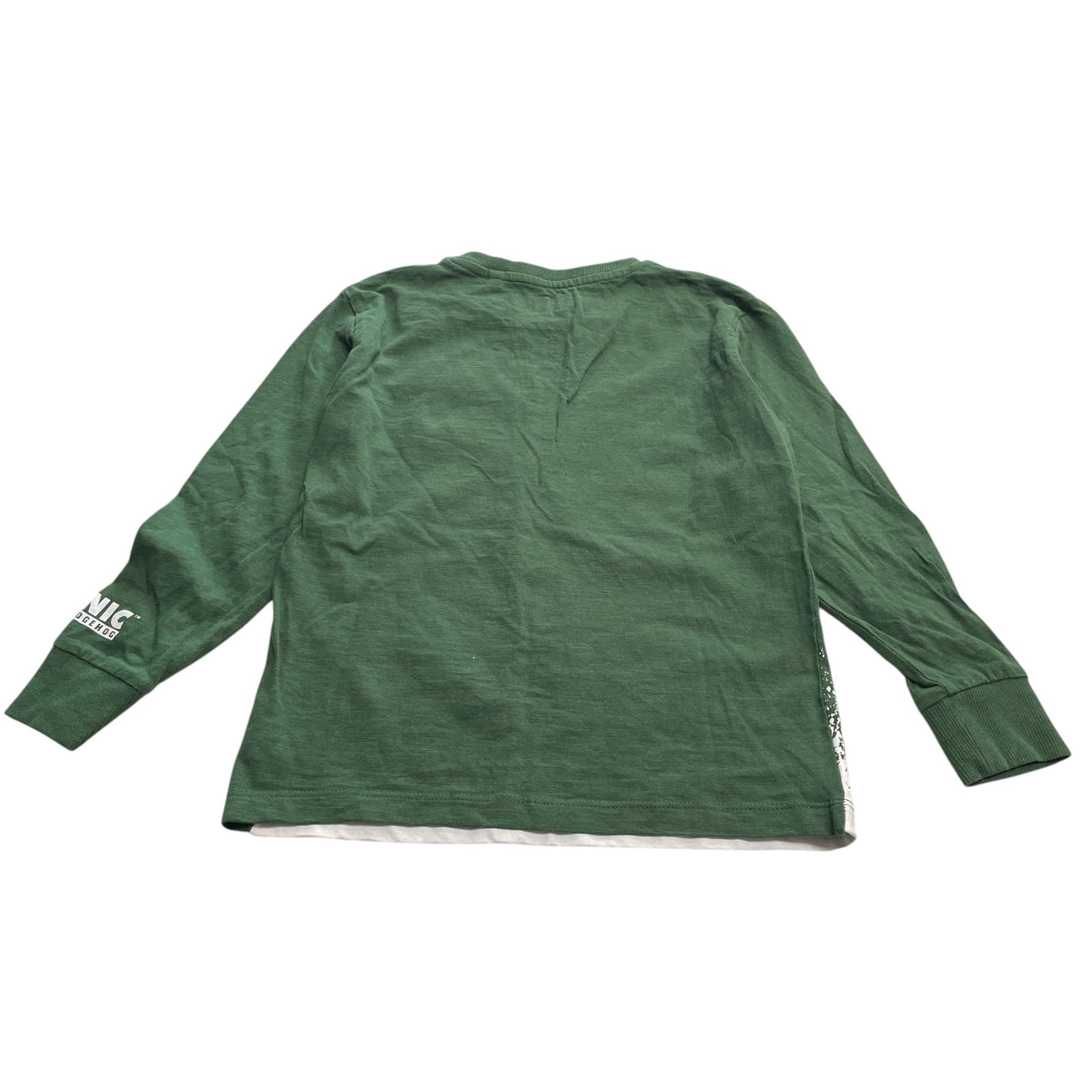 Next festive t-shirt 5-6 years green Sonic the Hedgehog cotton
