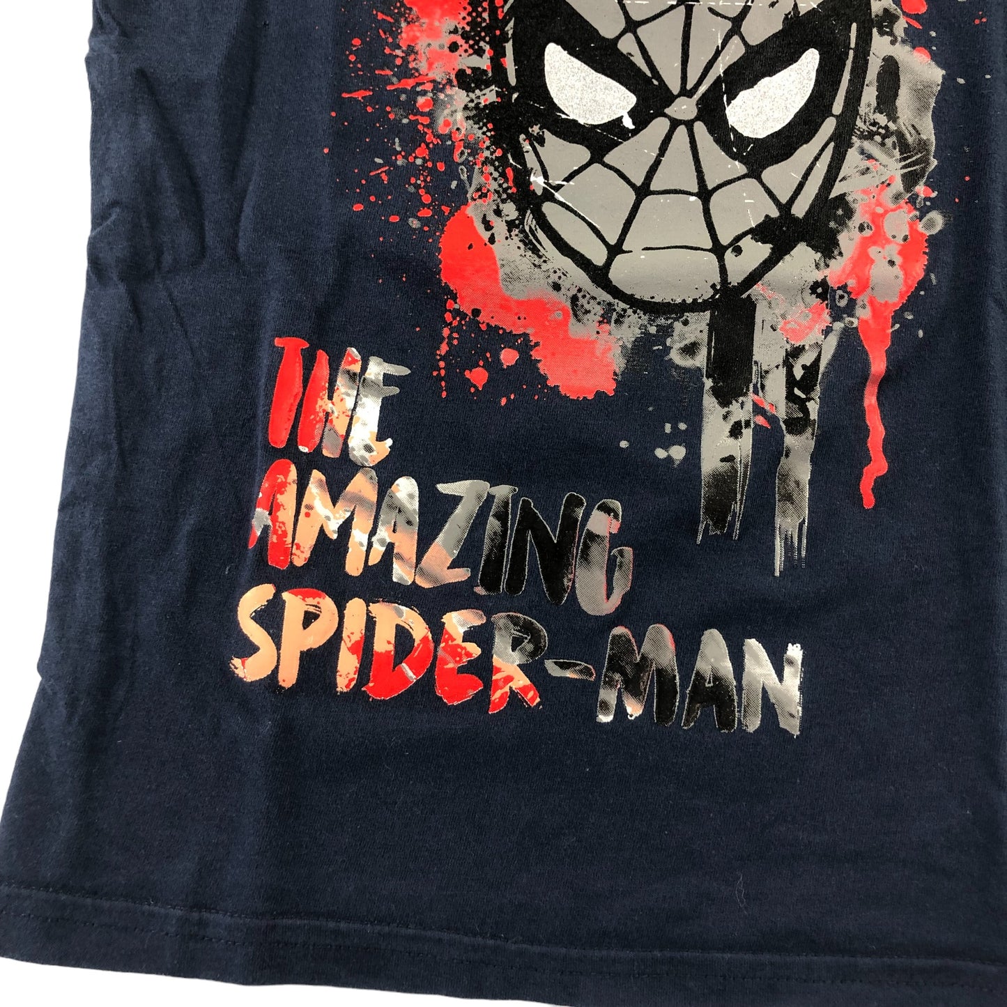 Tu t-shirt 4-5 years navy blue Amazing Spiderman short sleeve cotton