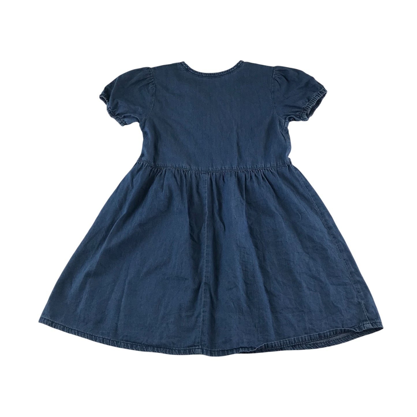 Nutmeg dress 9-10 years blue denim short sleeve