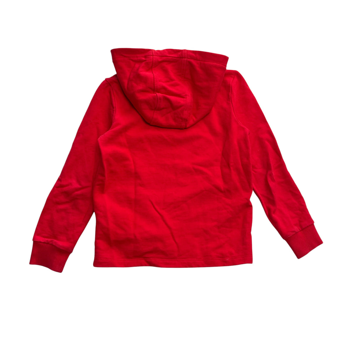 F&F festive hoodie 7-8 years red sequin Team Rudolph pullover cotton