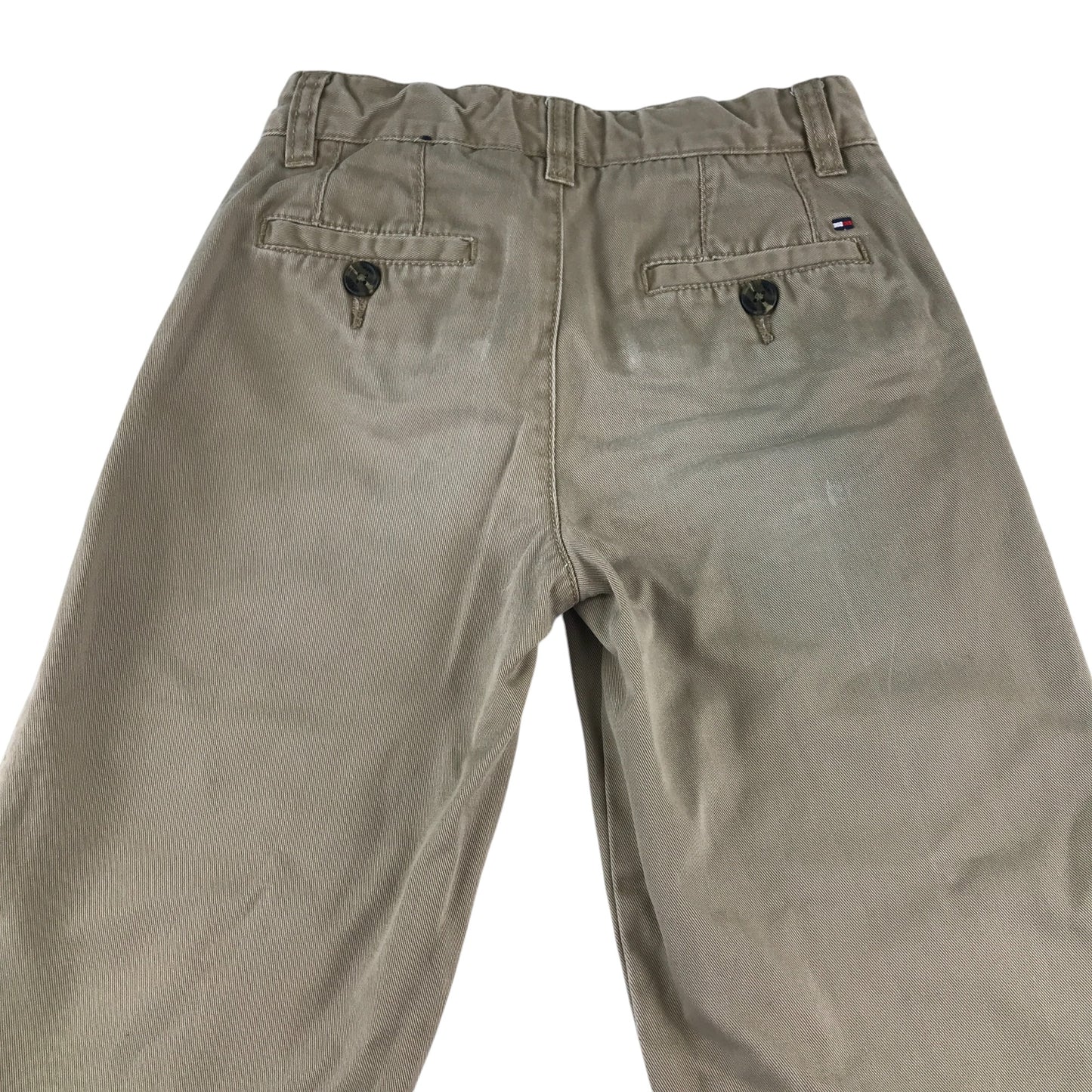 Tommy Hilfiger trouser 6-7 year beige chino style with adjustable waist cotton