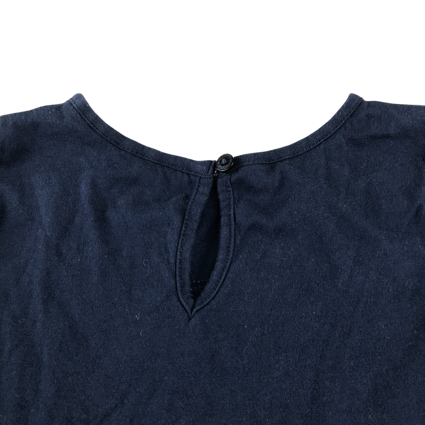 Monsoon dress 5-6 years navy sequin swan graphic with tulle glittery skirt