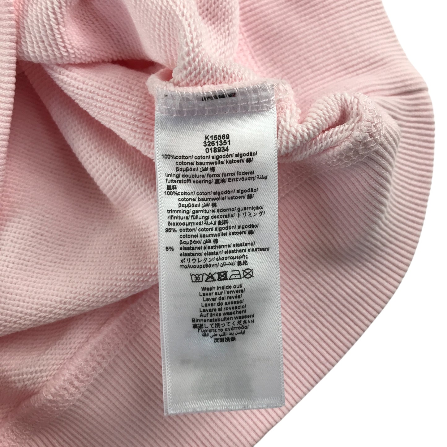 Kenzo sweater 11-12 years pink crewneck embroidered tiger graphic