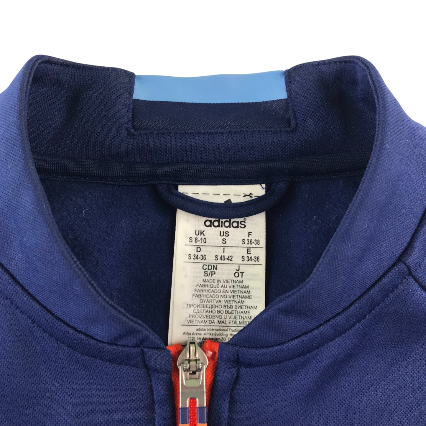 Adidas New York City Football Club sweater women's size S blue mock neck long sleeve