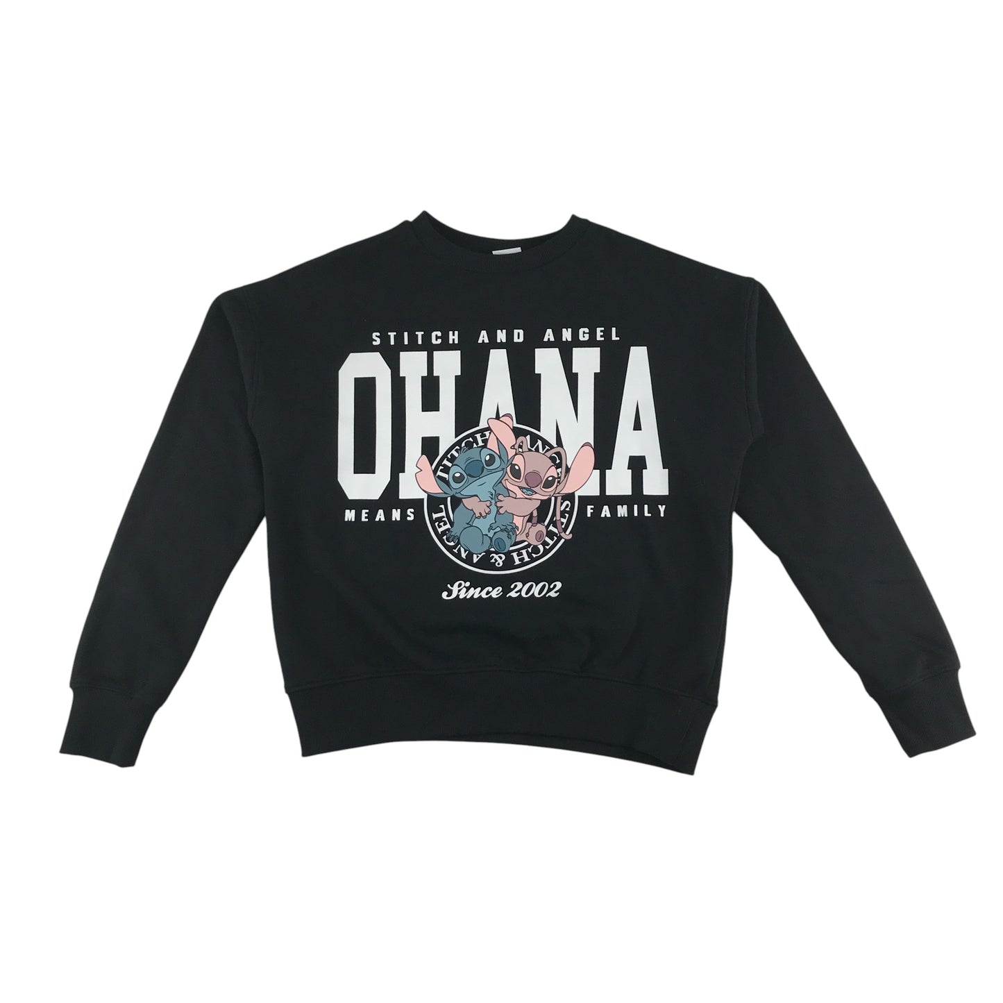 F&F sweater and joggers set 12-13 years black Stitch and Angel Ohana
