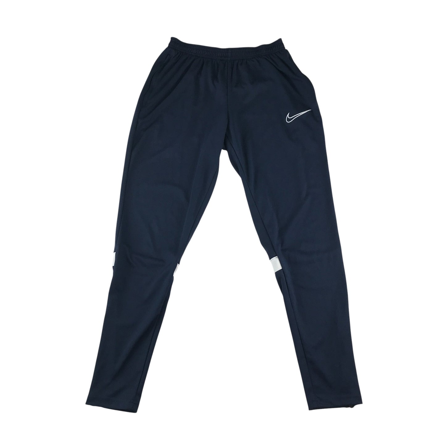 Nike sport joggers men's size M navy blue slim leg tracksuit bottoms