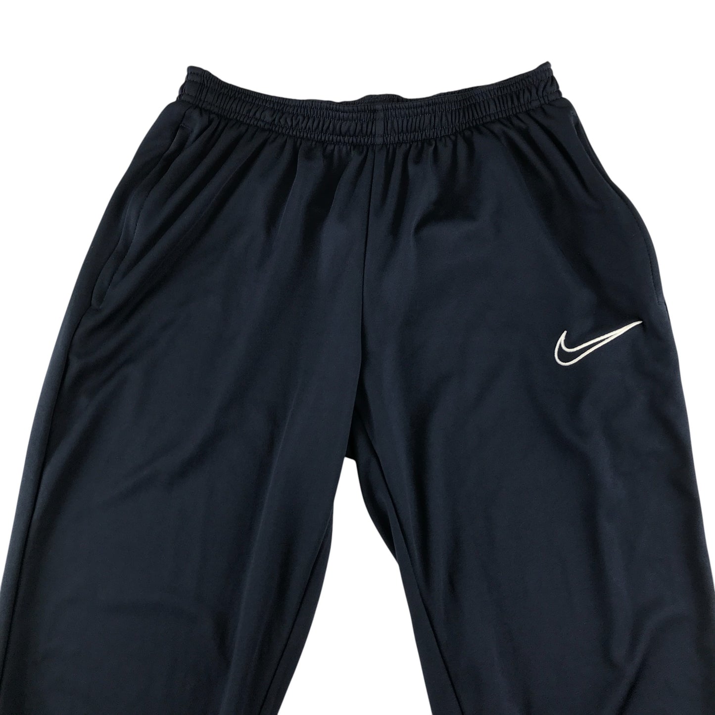 Nike sport joggers men's size M navy blue slim leg tracksuit bottoms