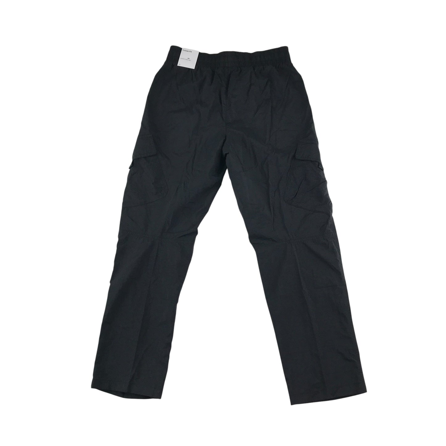 Nike windbreaker trousers 11-13 years black sporty loose fit outdoorsy joggers