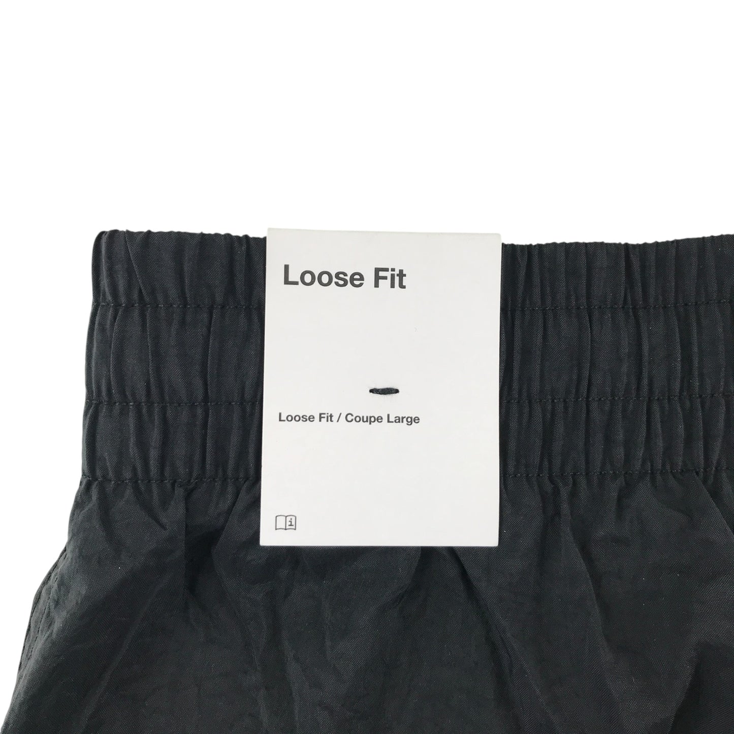 Nike windbreaker trousers 11-13 years black sporty loose fit outdoorsy joggers