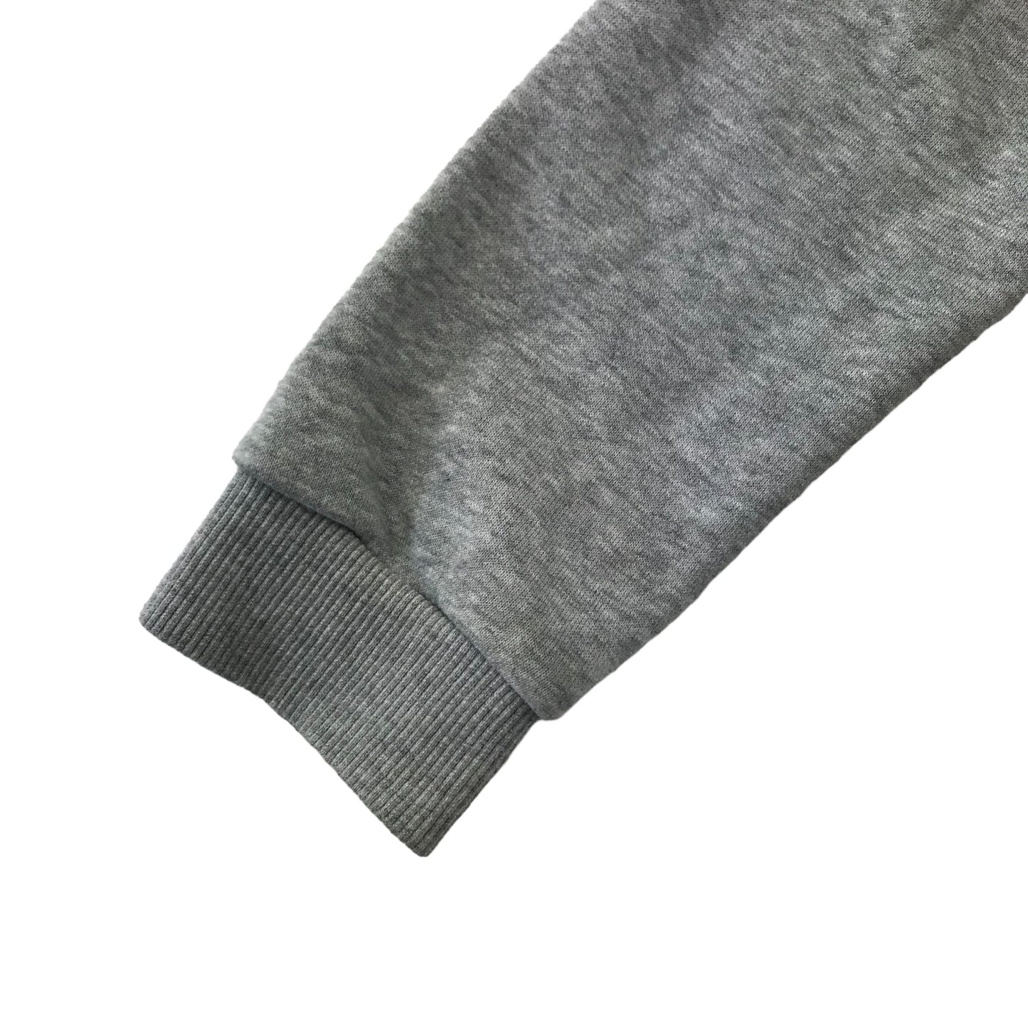 Adidas hoodie 9-10 years grey blue logo pullover