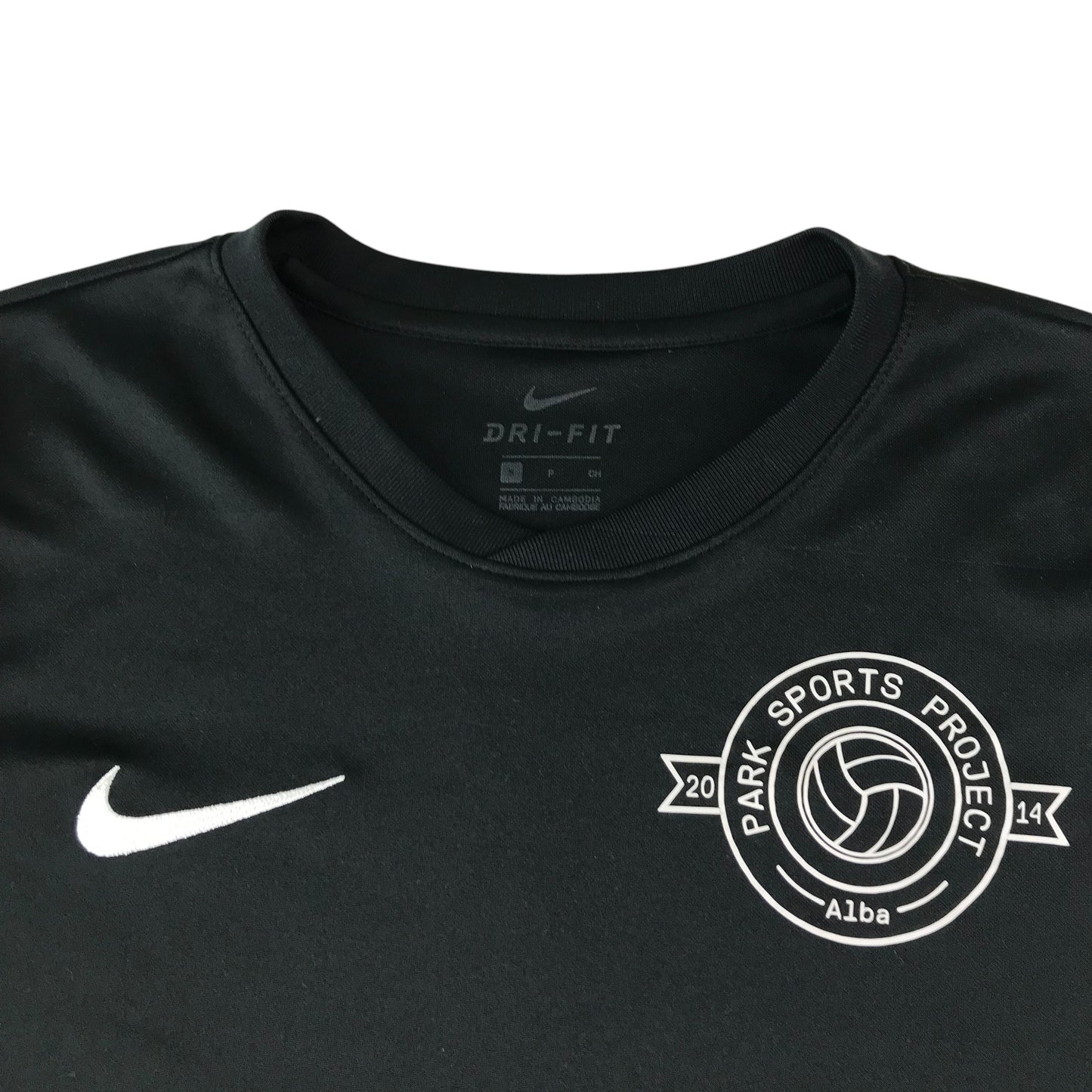 Nike sports top adult S black plain park sports project