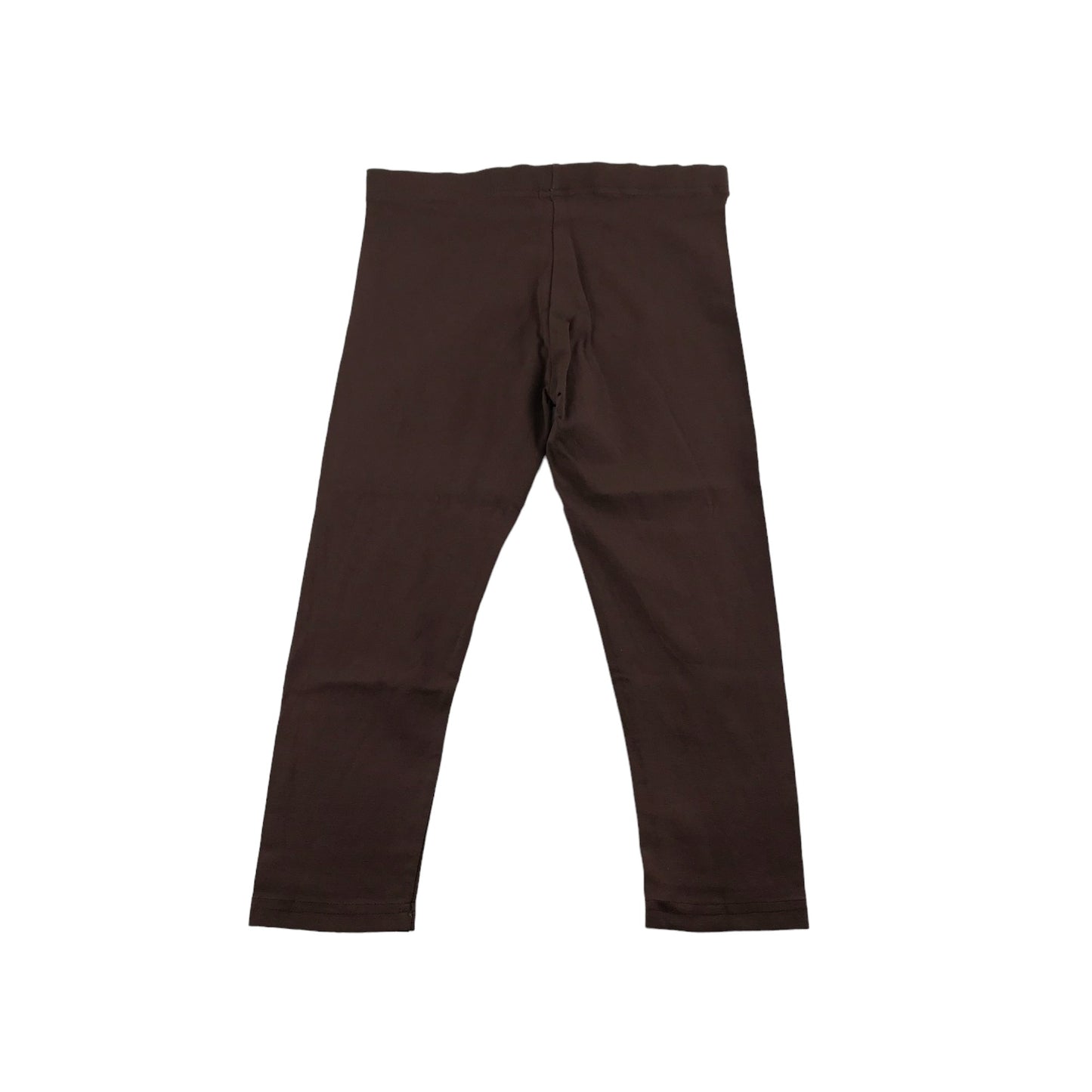 Next Leggings Age 10 Brown Plain 3/4 length