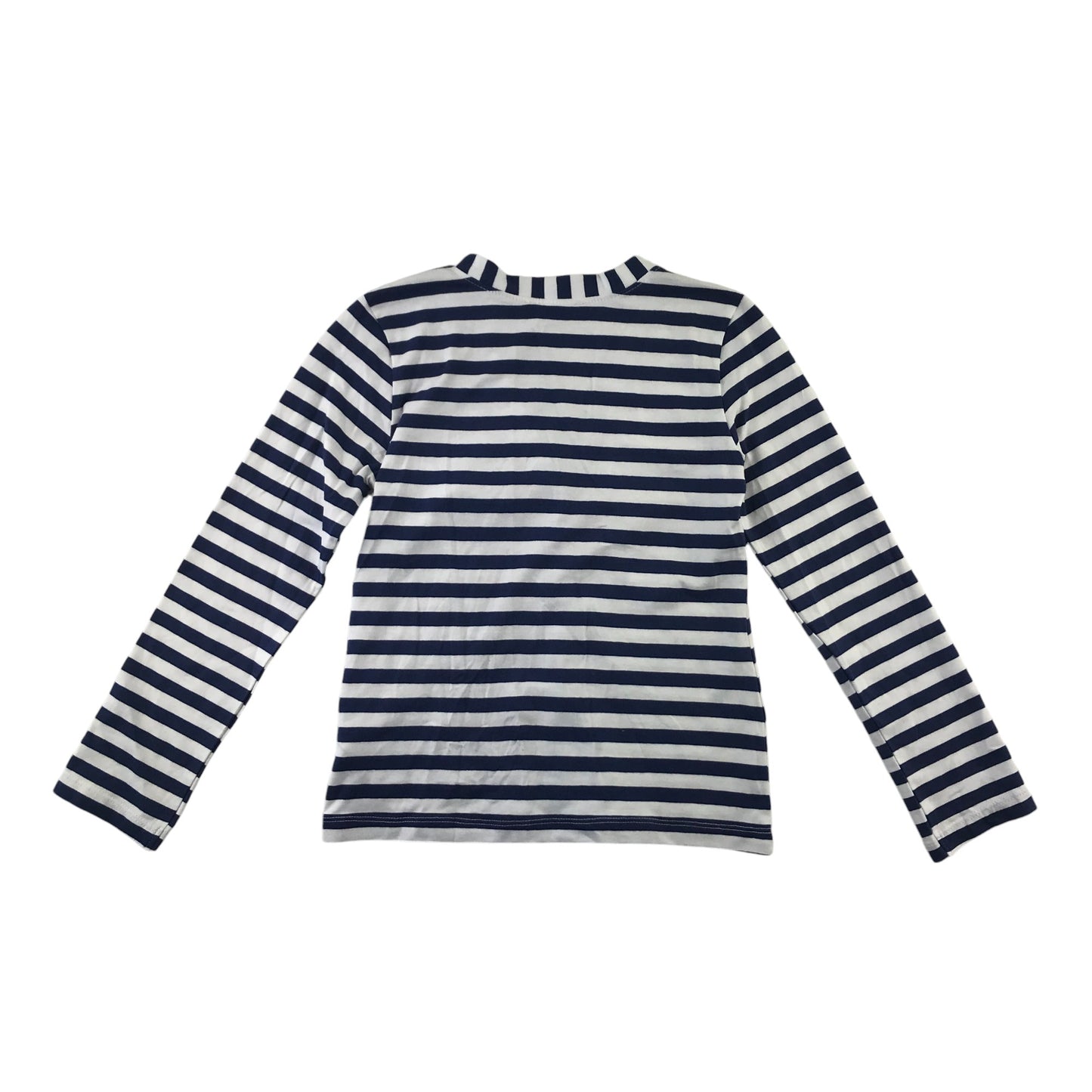 Mayoral cardigan 6-7 years navy and white stripy button up
