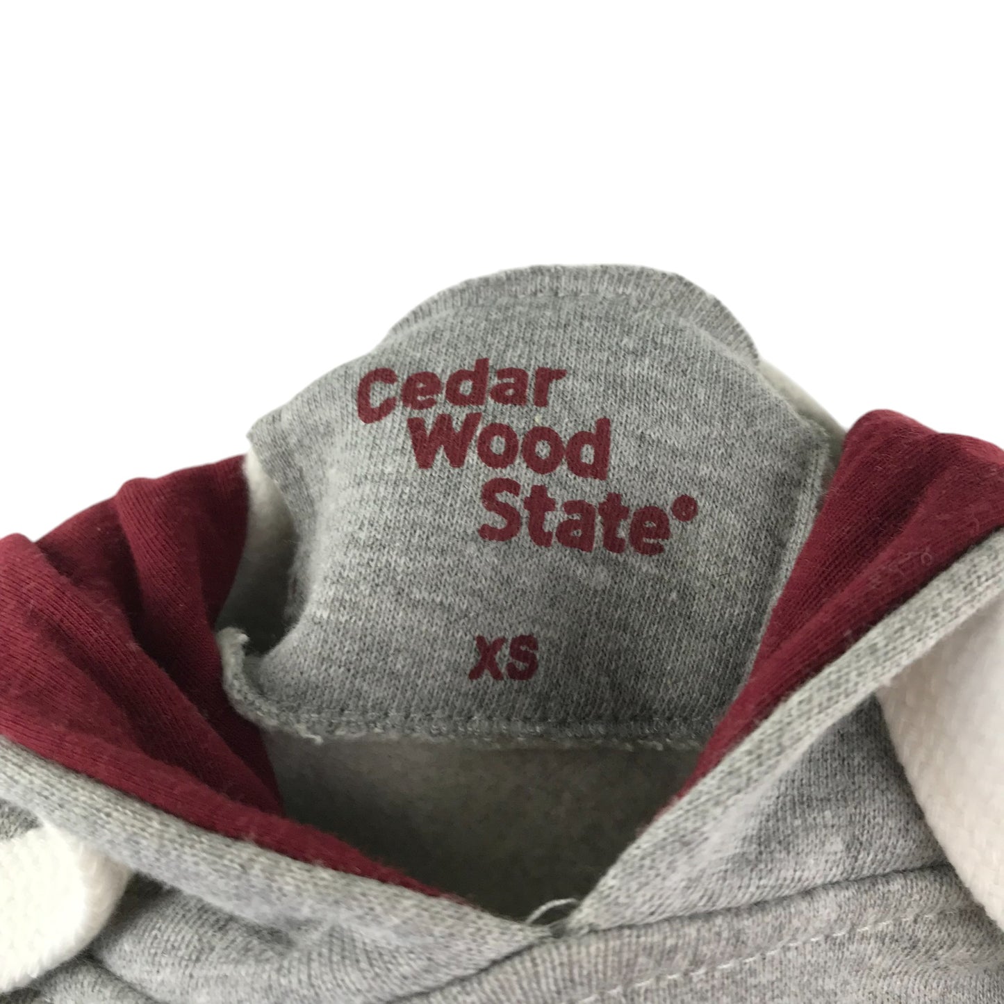 Primark hoodie adult size XS grey Canada print design