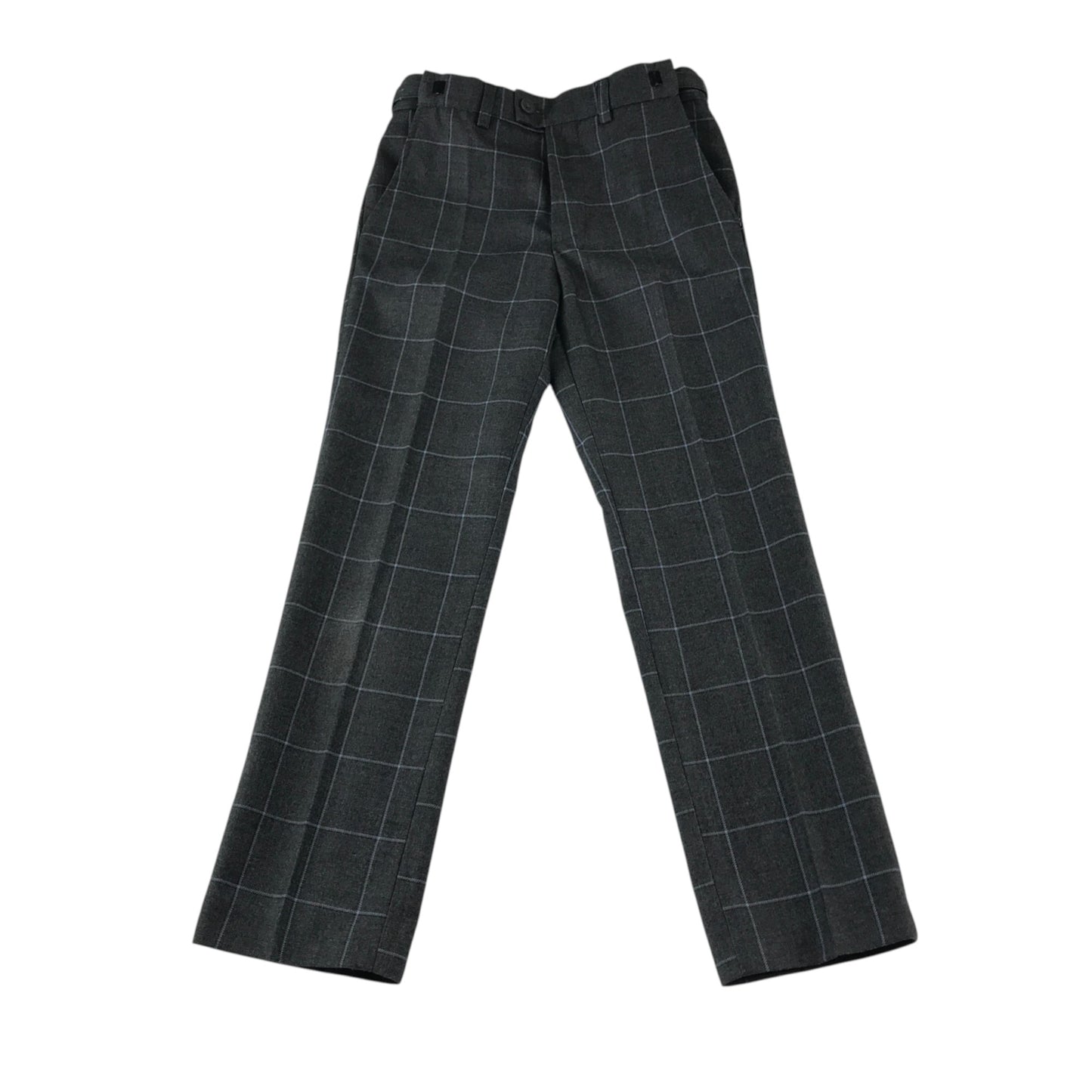 Romano suit 9 years grey check pattern jacket trousers vest and tie