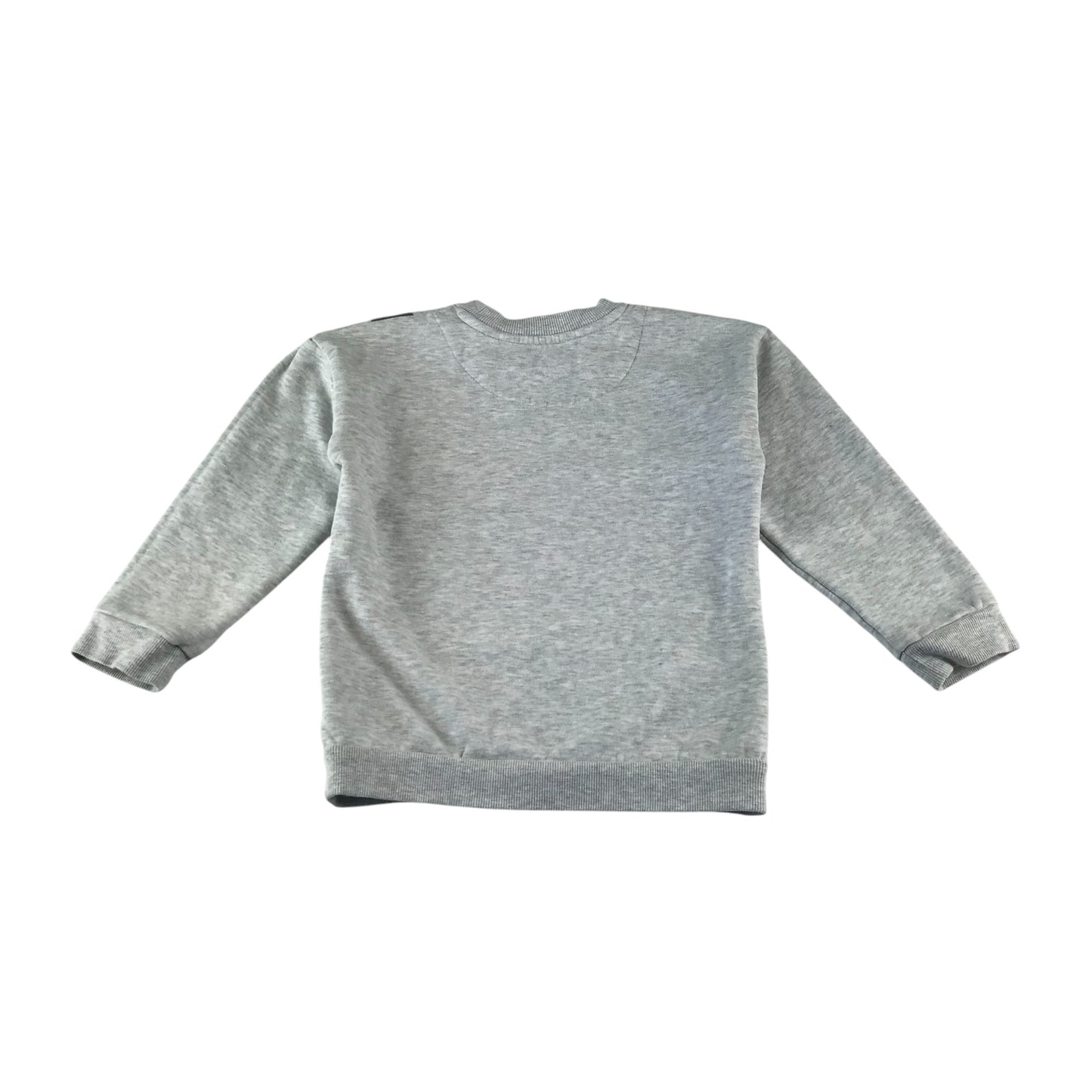 Nutmeg sweater 5-6 years grey dinosaur print jersey material