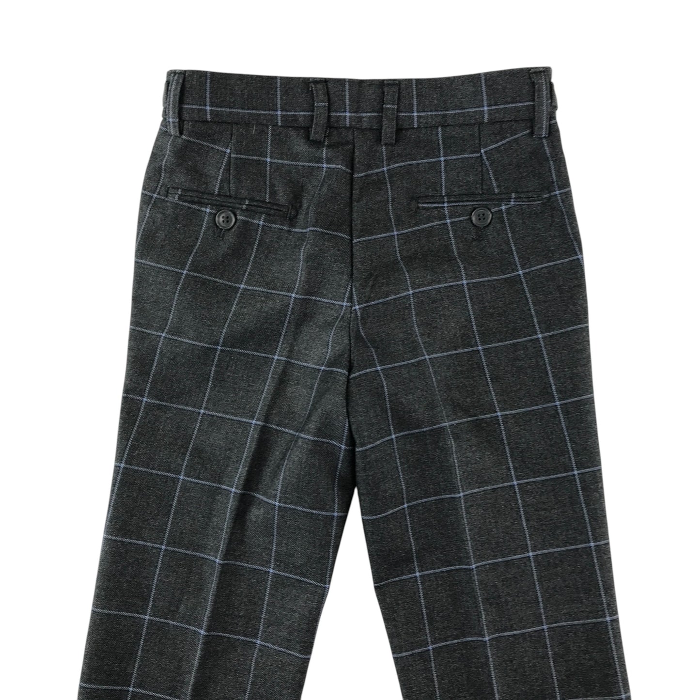 Romano suit 9 years grey check pattern jacket trousers vest and tie
