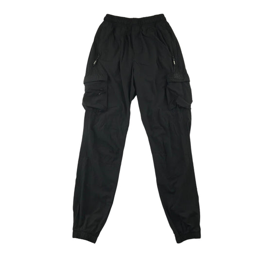 Rascal trousers 13-14 years black cargo style cuffed legs