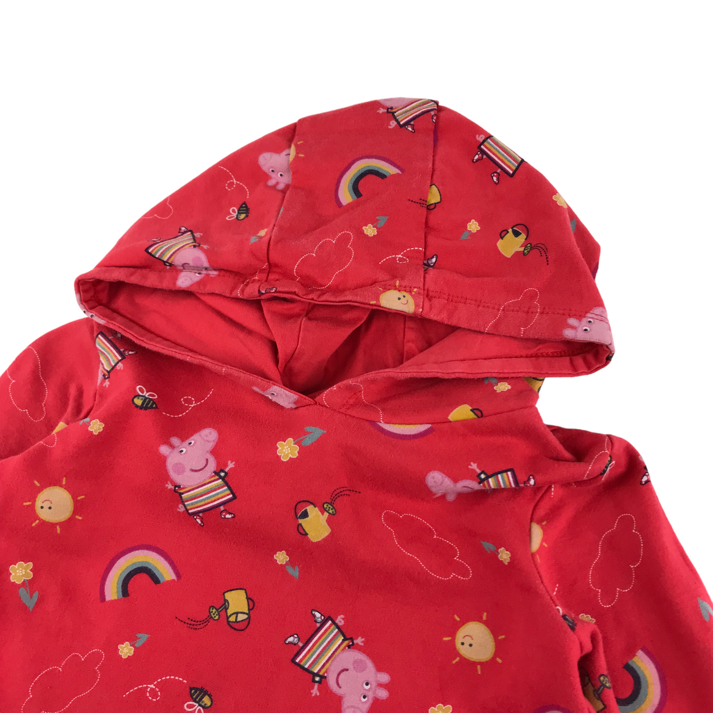 George Peppa Pig Dress Age 5 Red Jersey